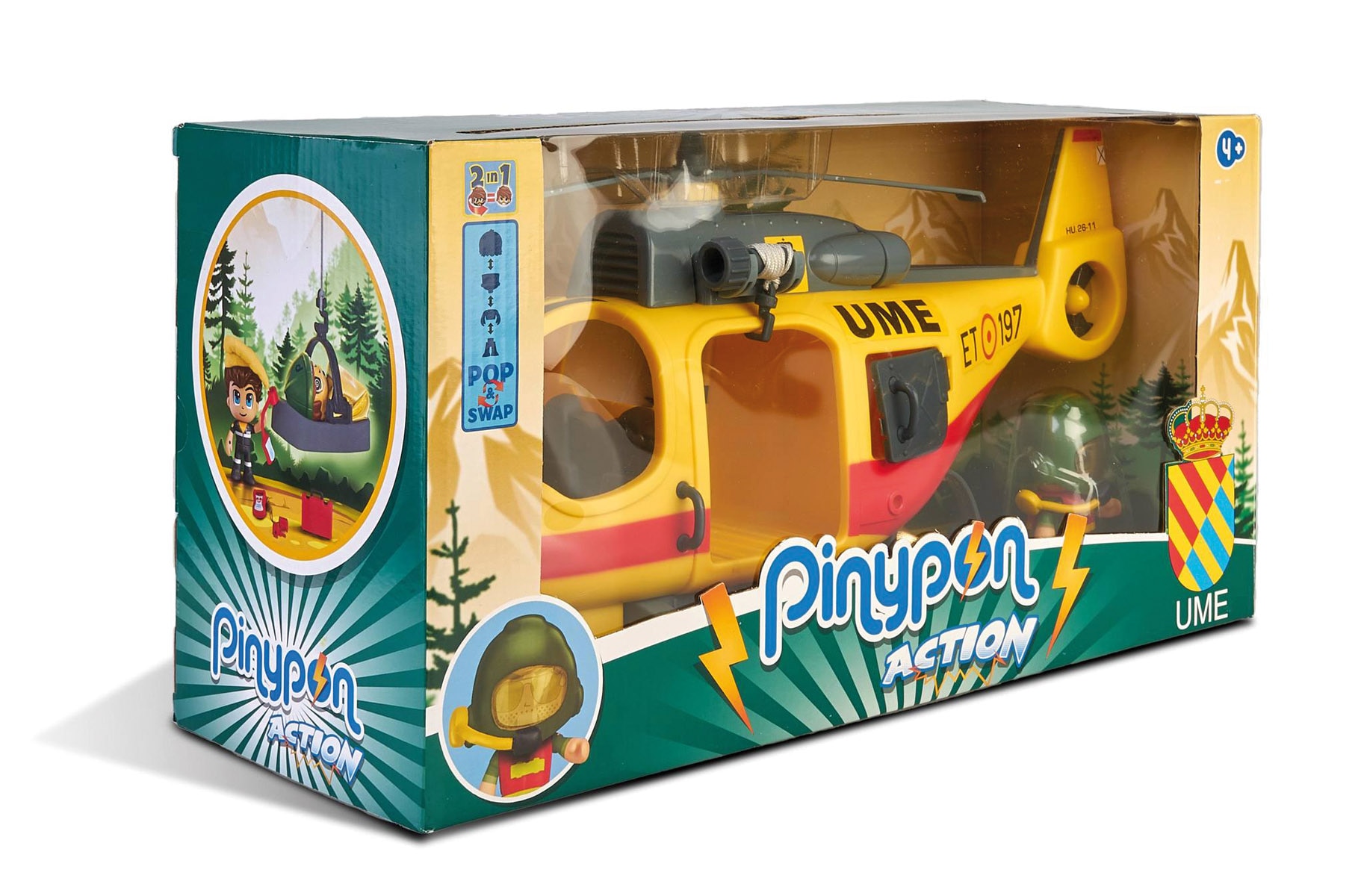 Helicóptero UME Pinypon Action 4