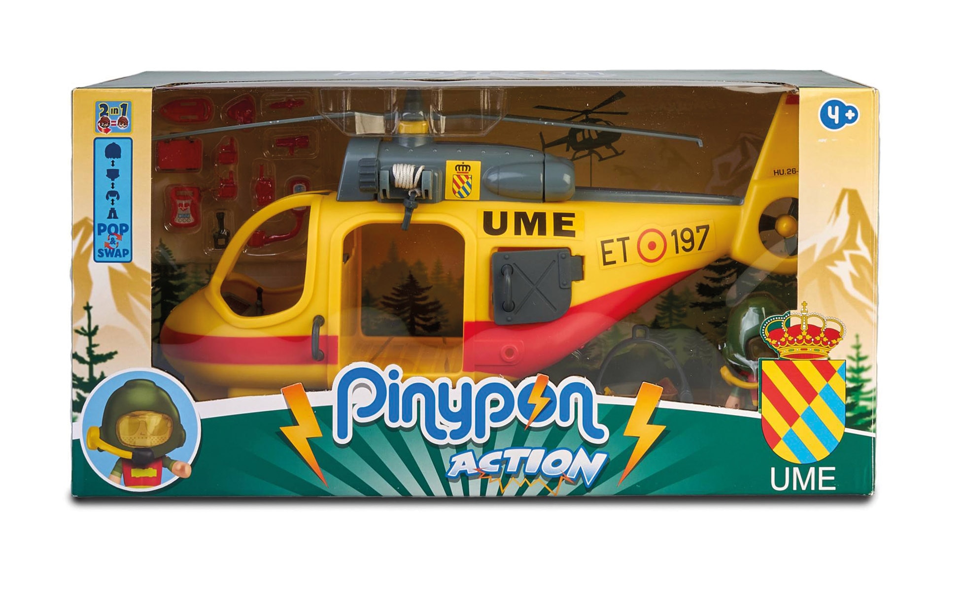 Helicóptero UME Pinypon Action 5