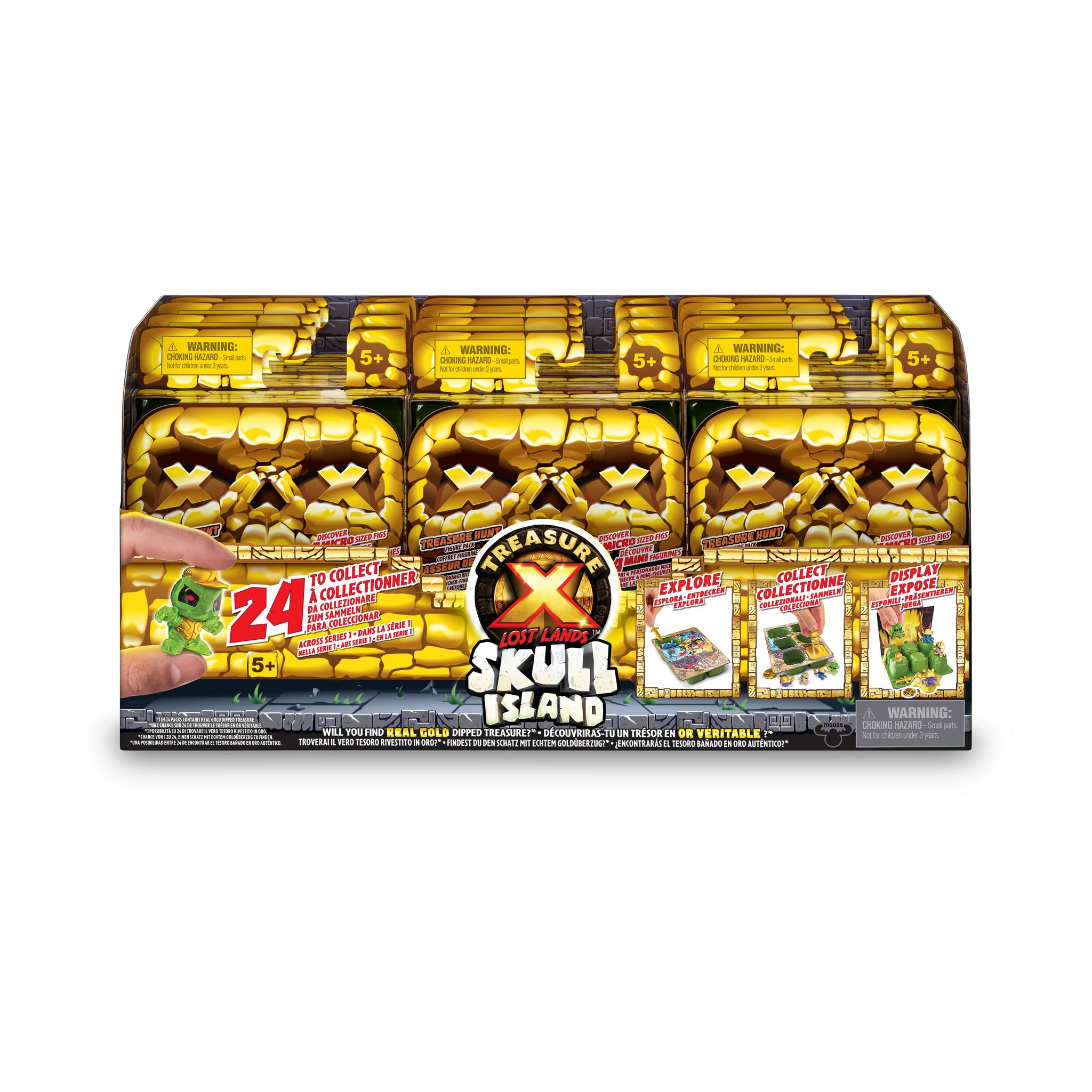 Pack Caza del tesoro Lost Lands Skull Island Treasure X modelos surttidos 8