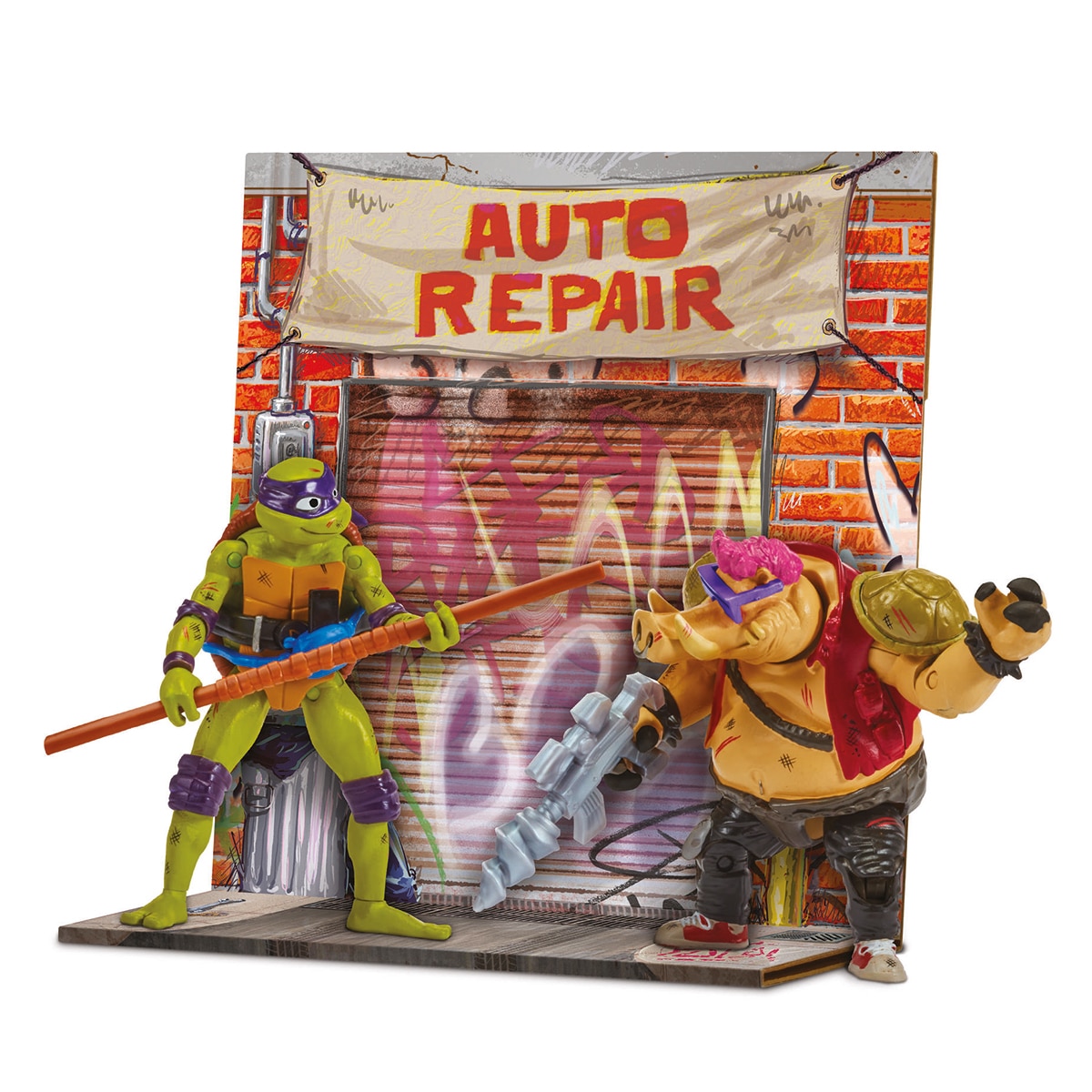 Pack surtido de 2 figuras Tortugas Ninja Famosa 4
