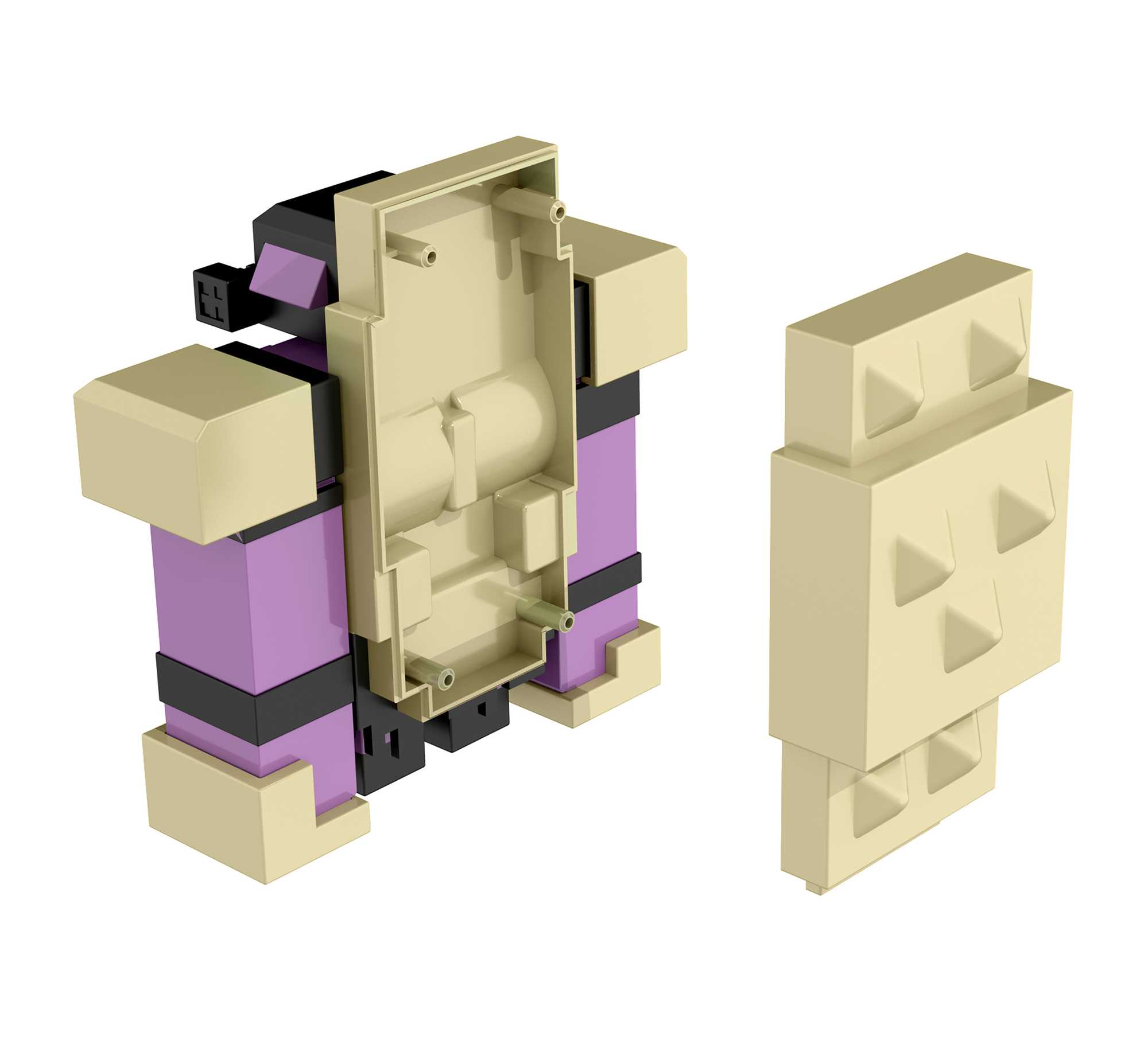 Figura surtida Legends Invasion Nether Minecraft Mattel 2