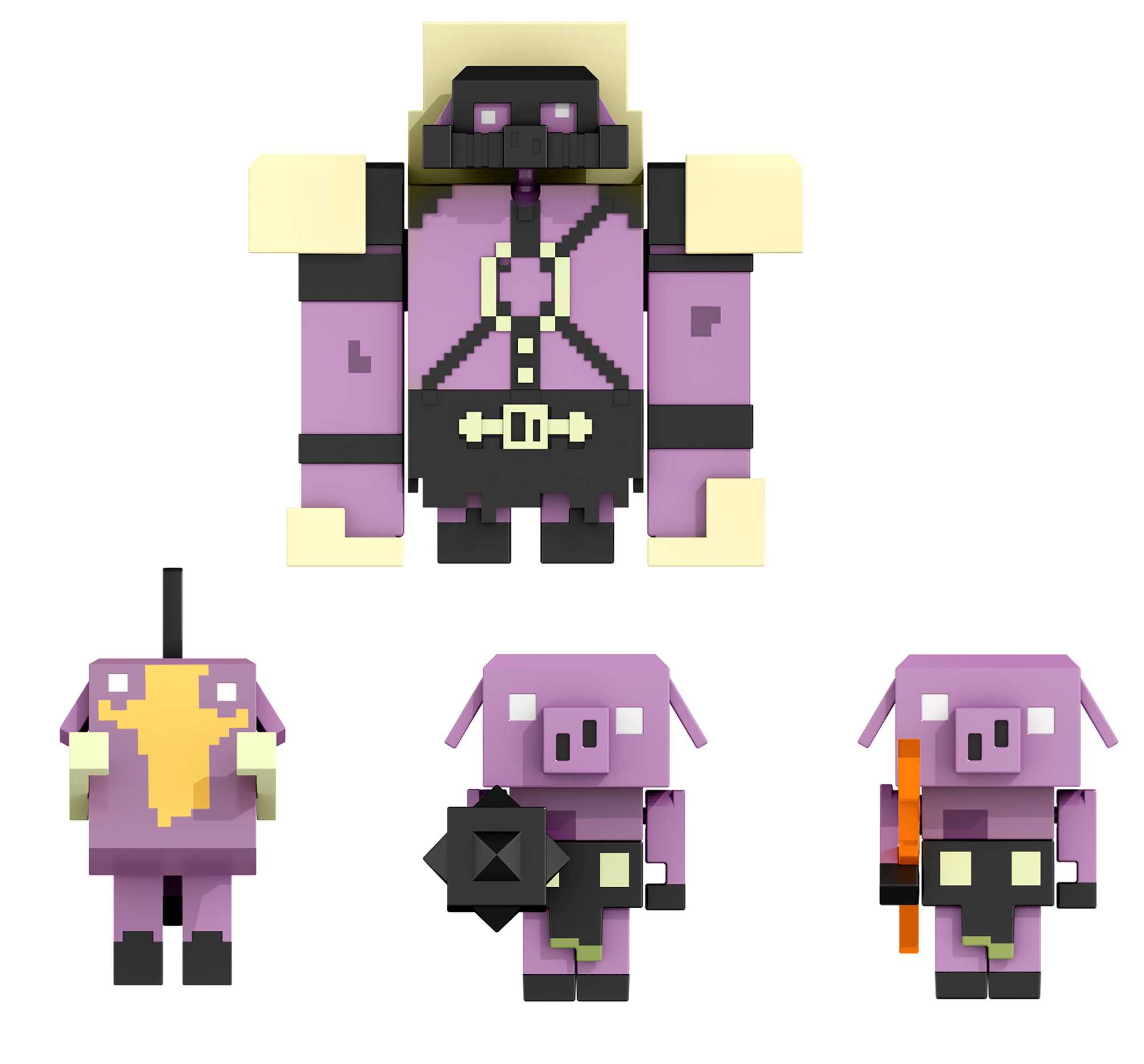Figura surtida Legends Invasion Nether Minecraft Mattel 3
