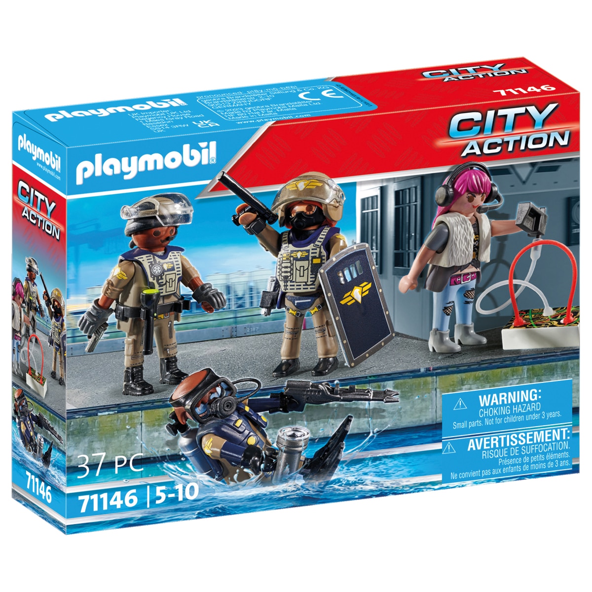Imagen 0 de Fuerzas Especiales - Set Figuras Playmobil City Action