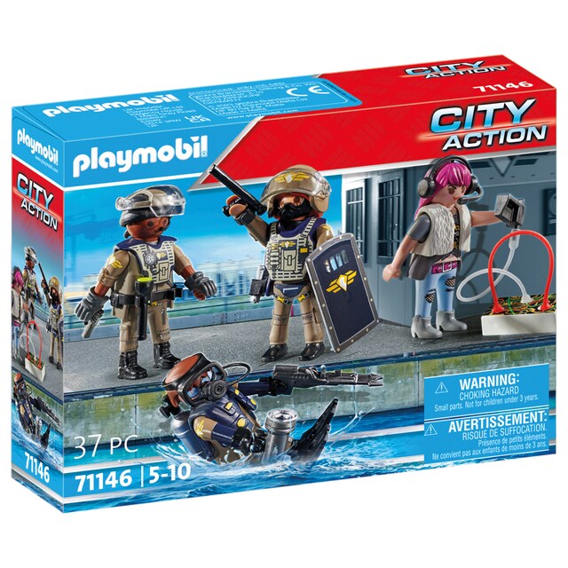 Imagen 0 de Fuerzas Especiales - Set Figuras Playmobil City Action