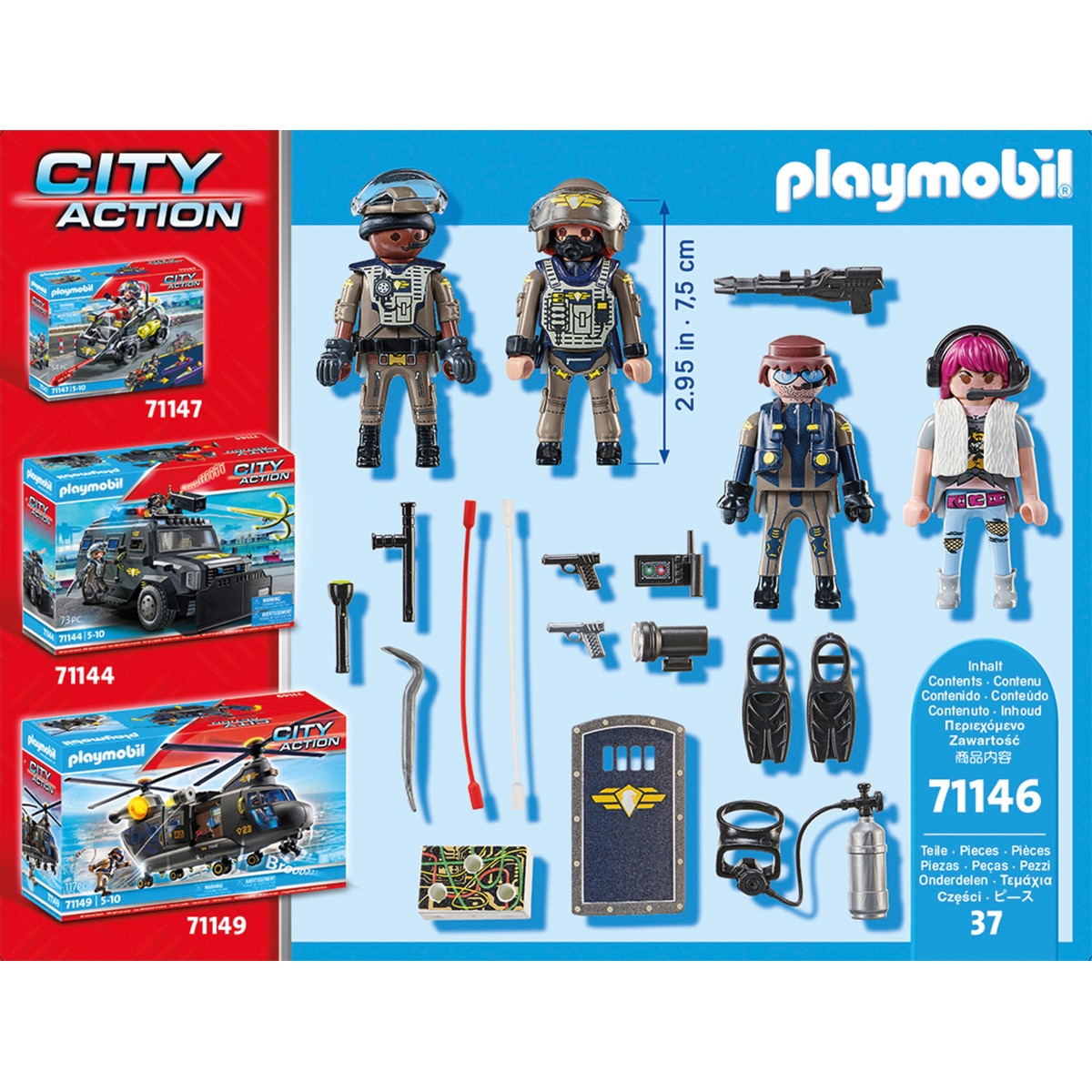 Forças Especiais Set de Figuras Playmobil City Action 2