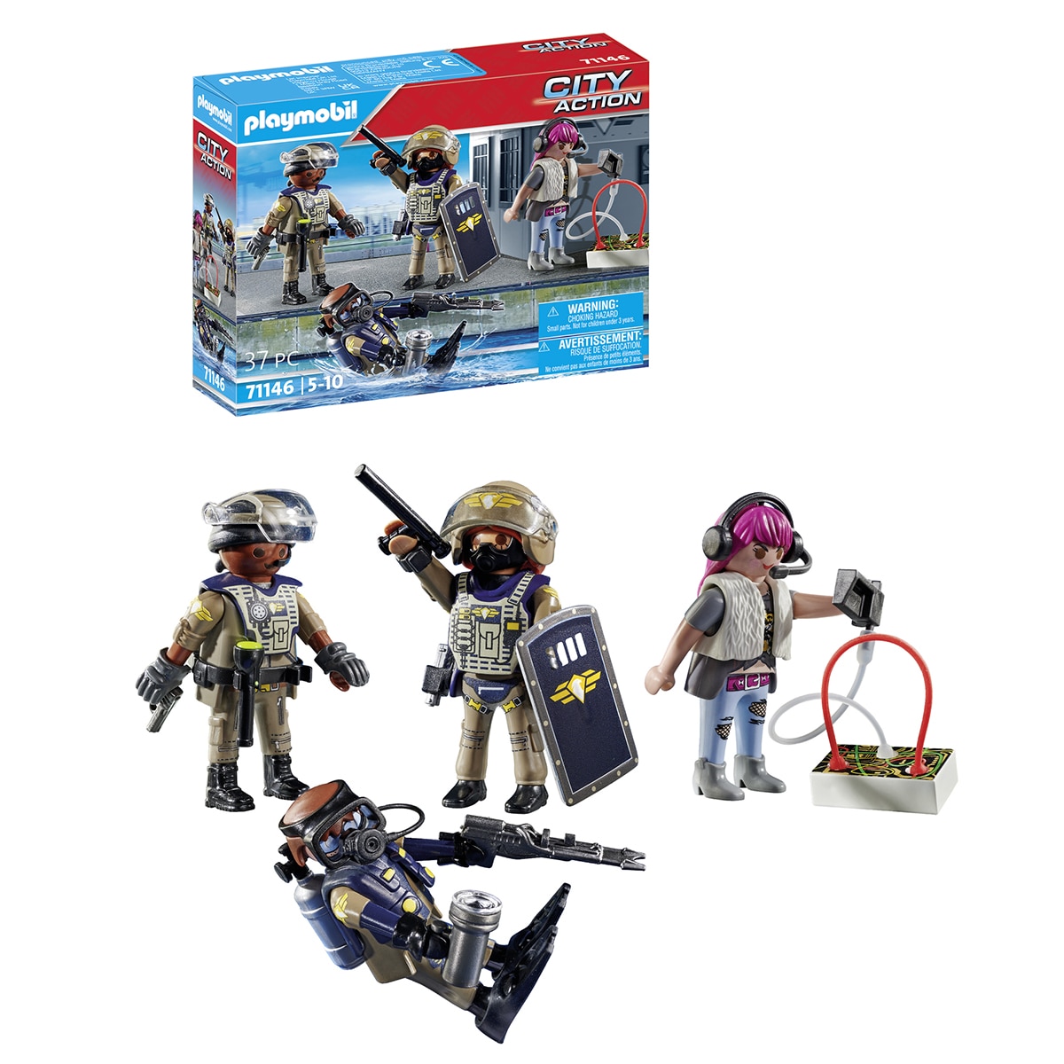 Forças Especiais Set de Figuras Playmobil City Action 3