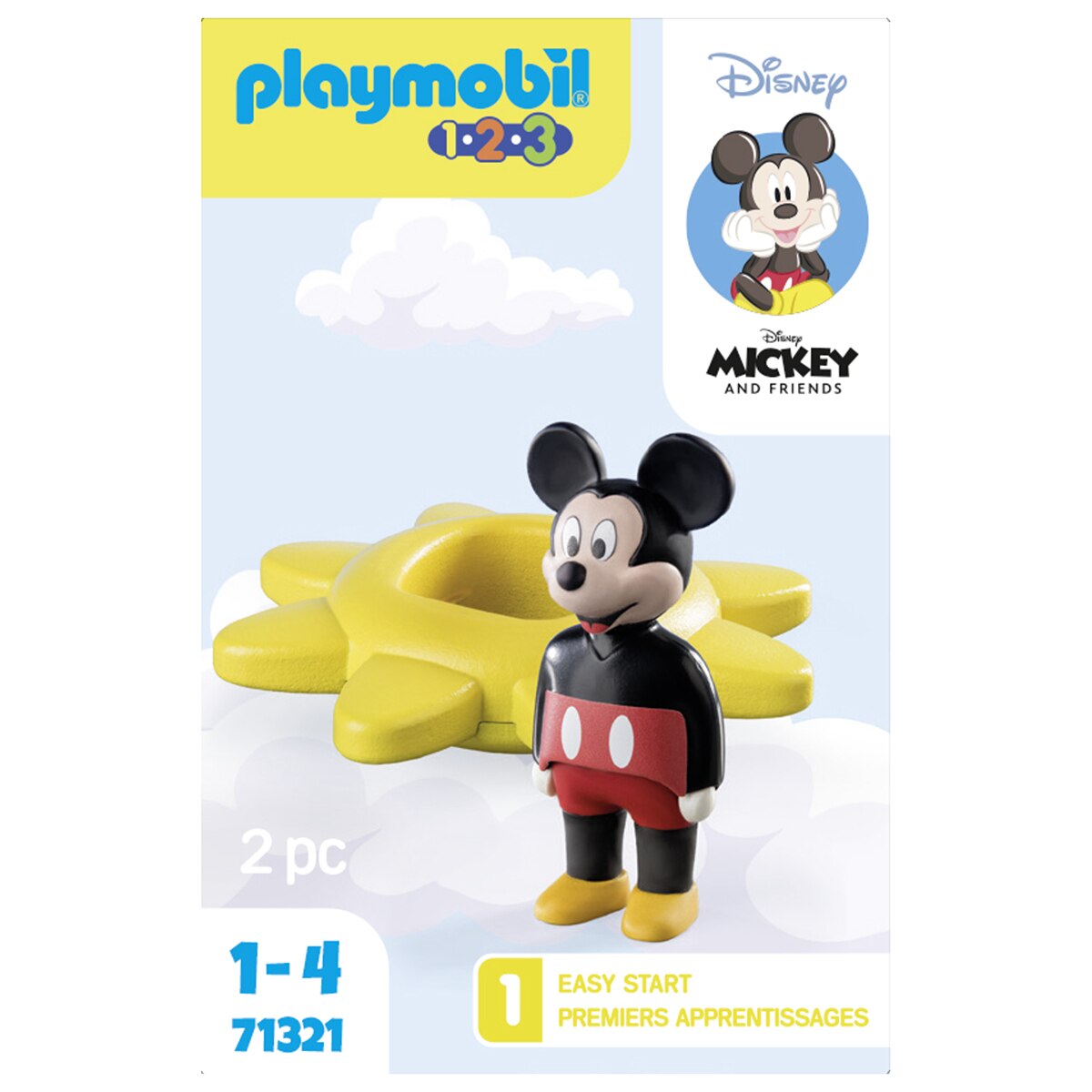 Disney: Mickey Sol Giratorio Playmobil 1.2.3 2