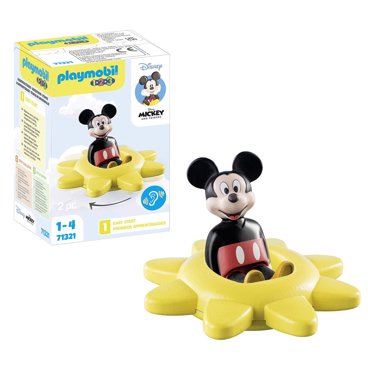 Disney: Mickey Sol Giratorio Playmobil 1.2.3 3