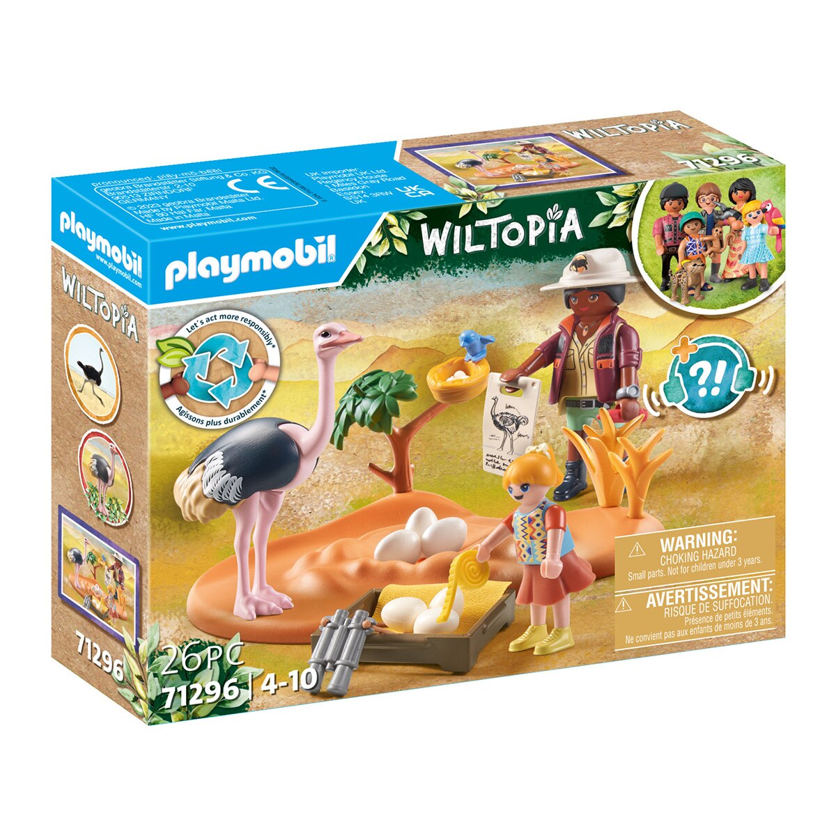 Cuidadores De Avestruces Playmobil Wiltopia 1