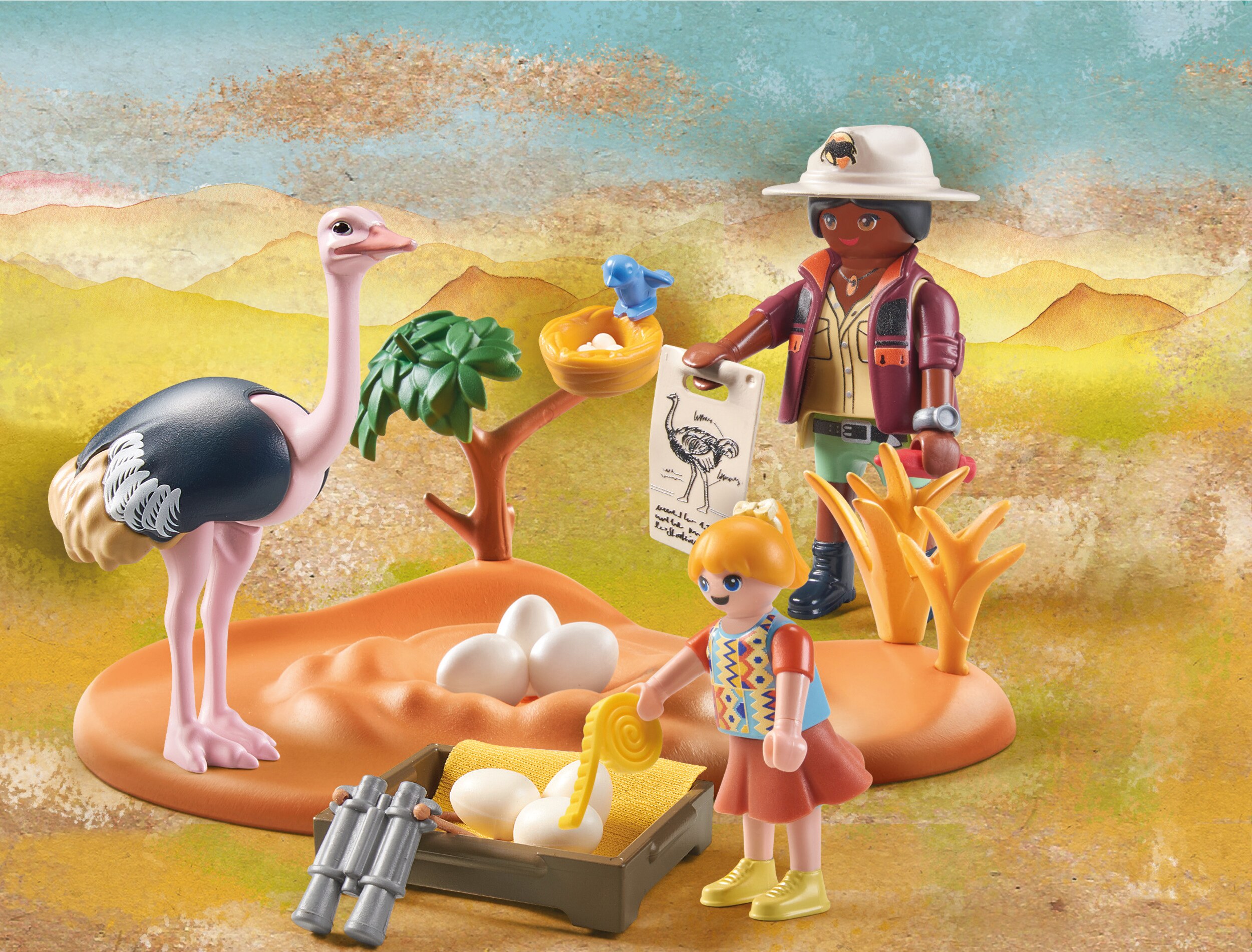 Cuidadores De Avestruces Playmobil Wiltopia 2