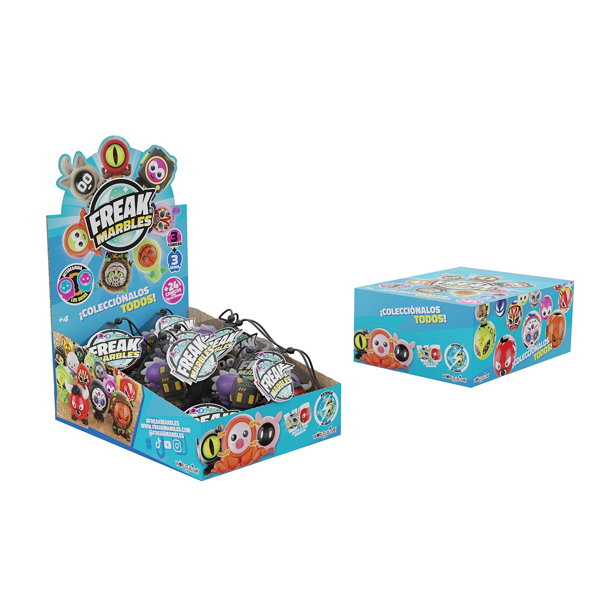 Malla de canicas 3 unidades Freak Marbles 2