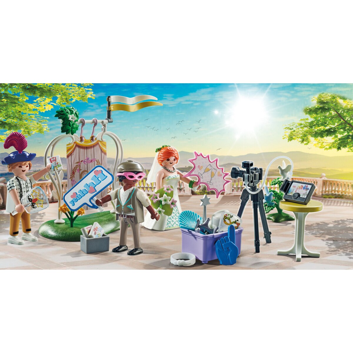 Photocall Boda Playmobil City Life 4