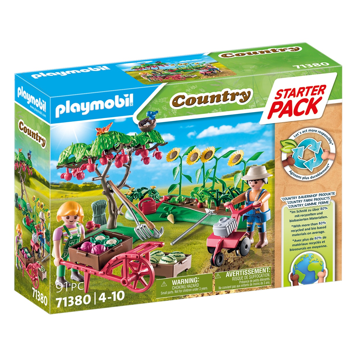 Playmobil - Starter Pack Huerto Playmobil Country.