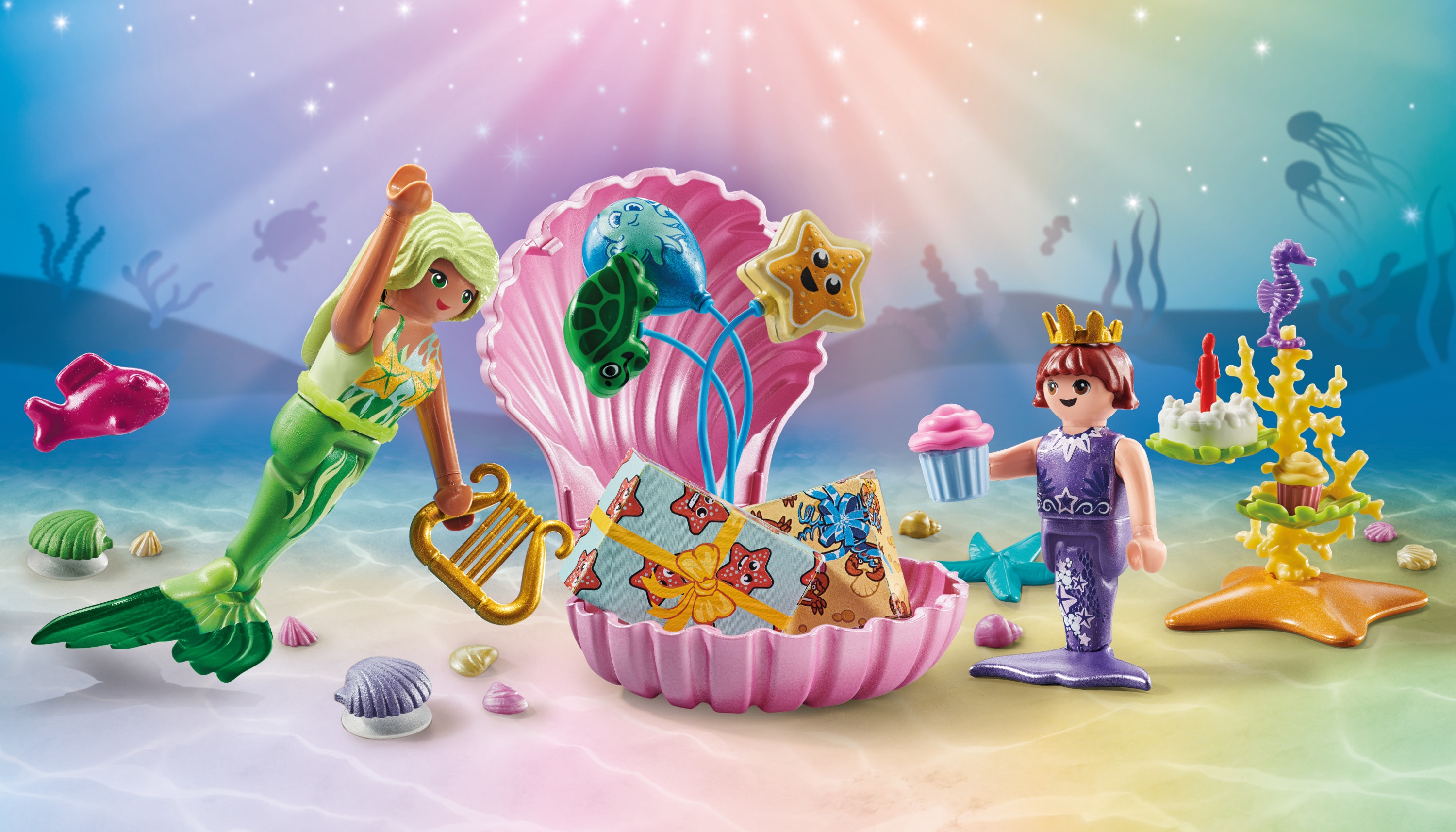 Cumpleaños de sirenas Playmobil Princess Magic 4