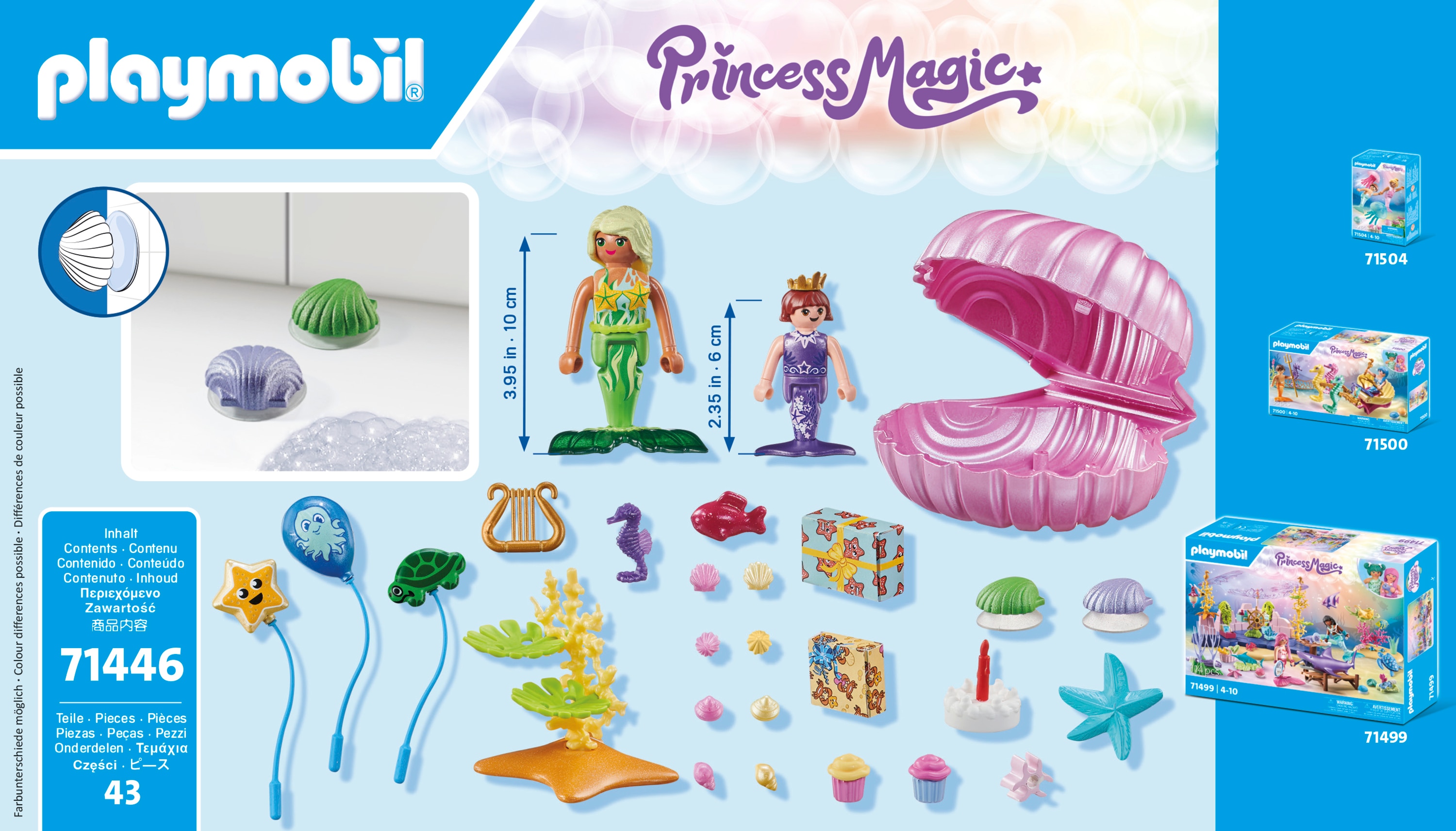 Cumpleaños de sirenas Playmobil Princess Magic 5