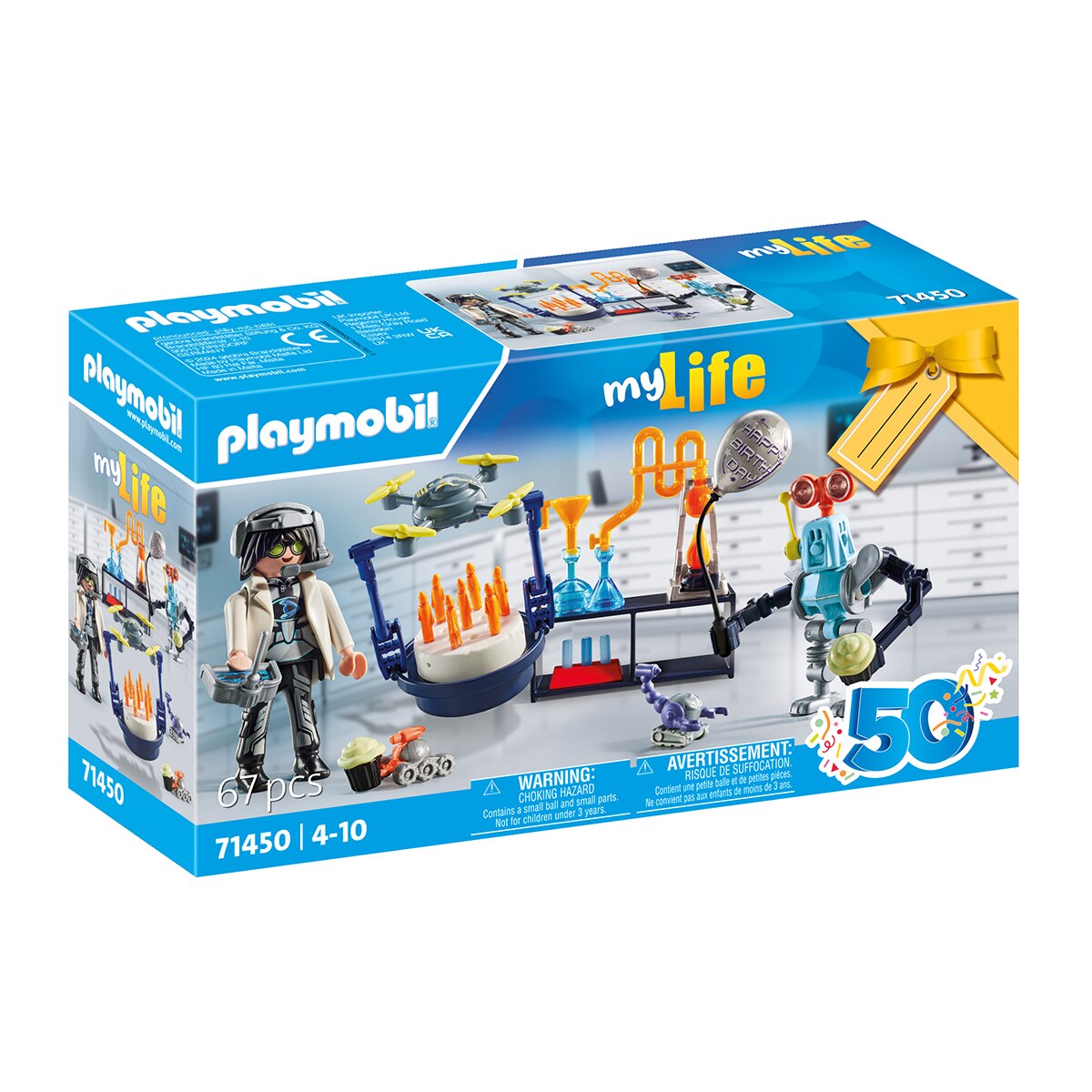 Investigador con robots Playmobil My Life 1