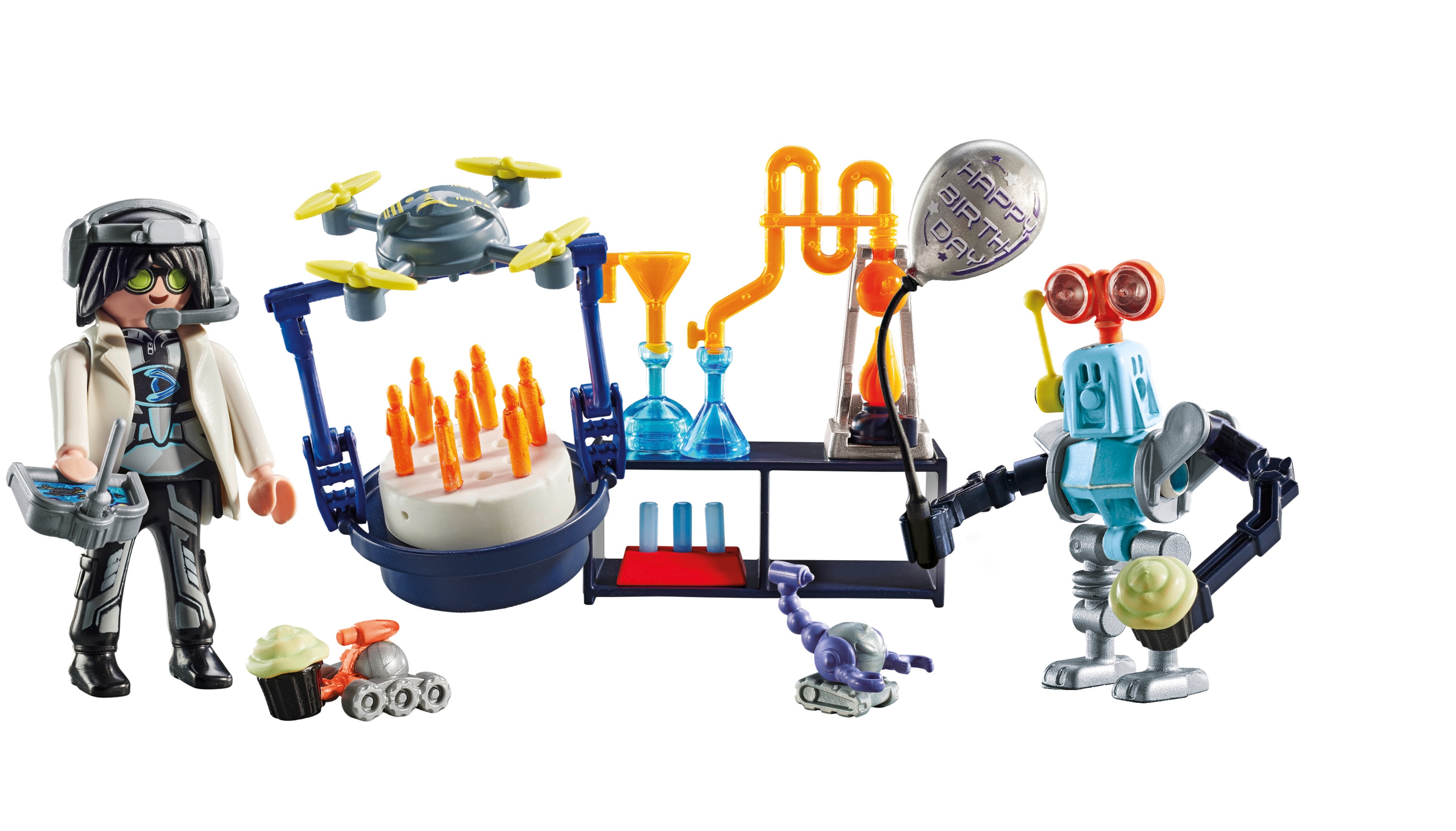 Investigador con robots Playmobil My Life 2