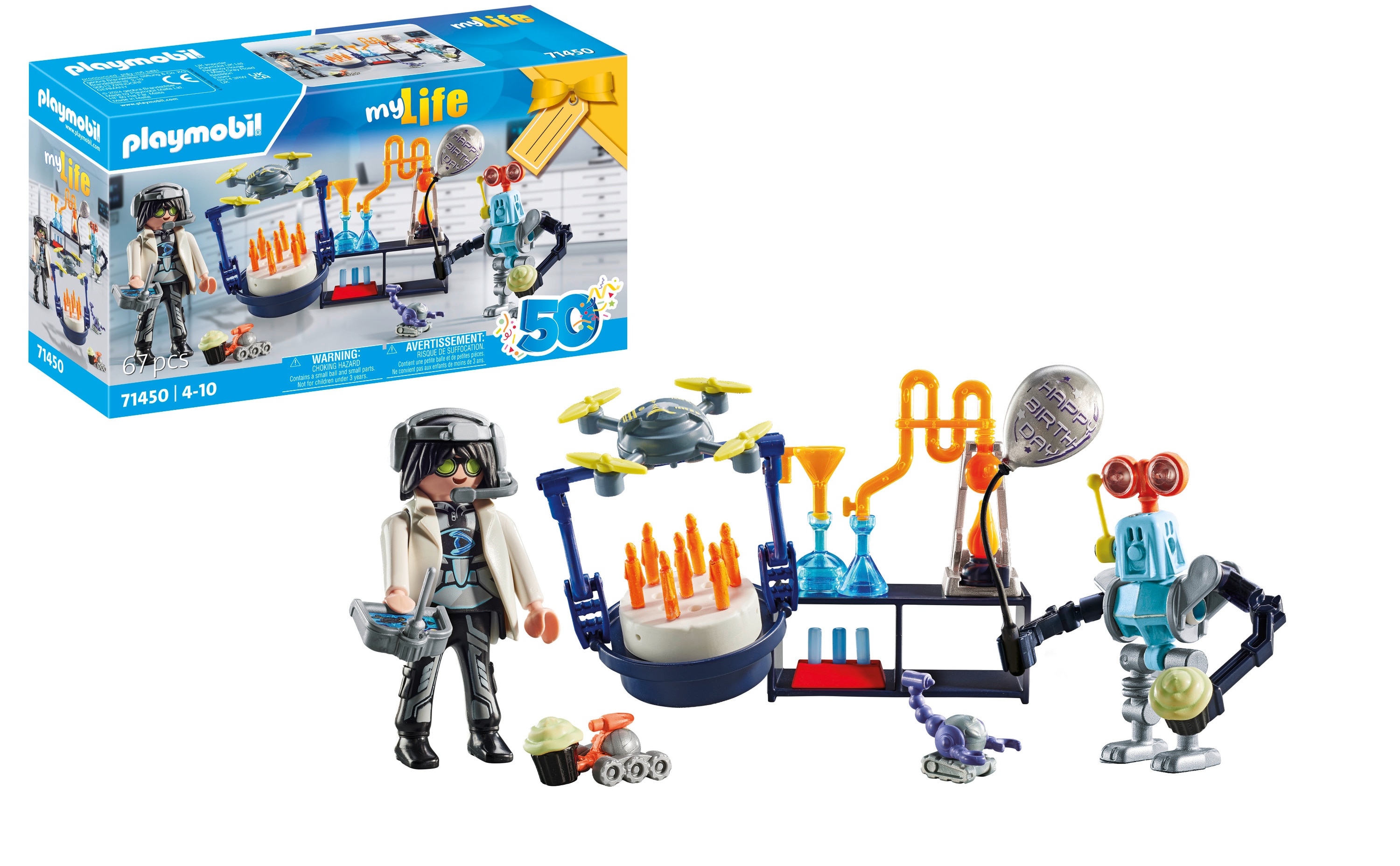 Investigador con robots Playmobil My Life 3