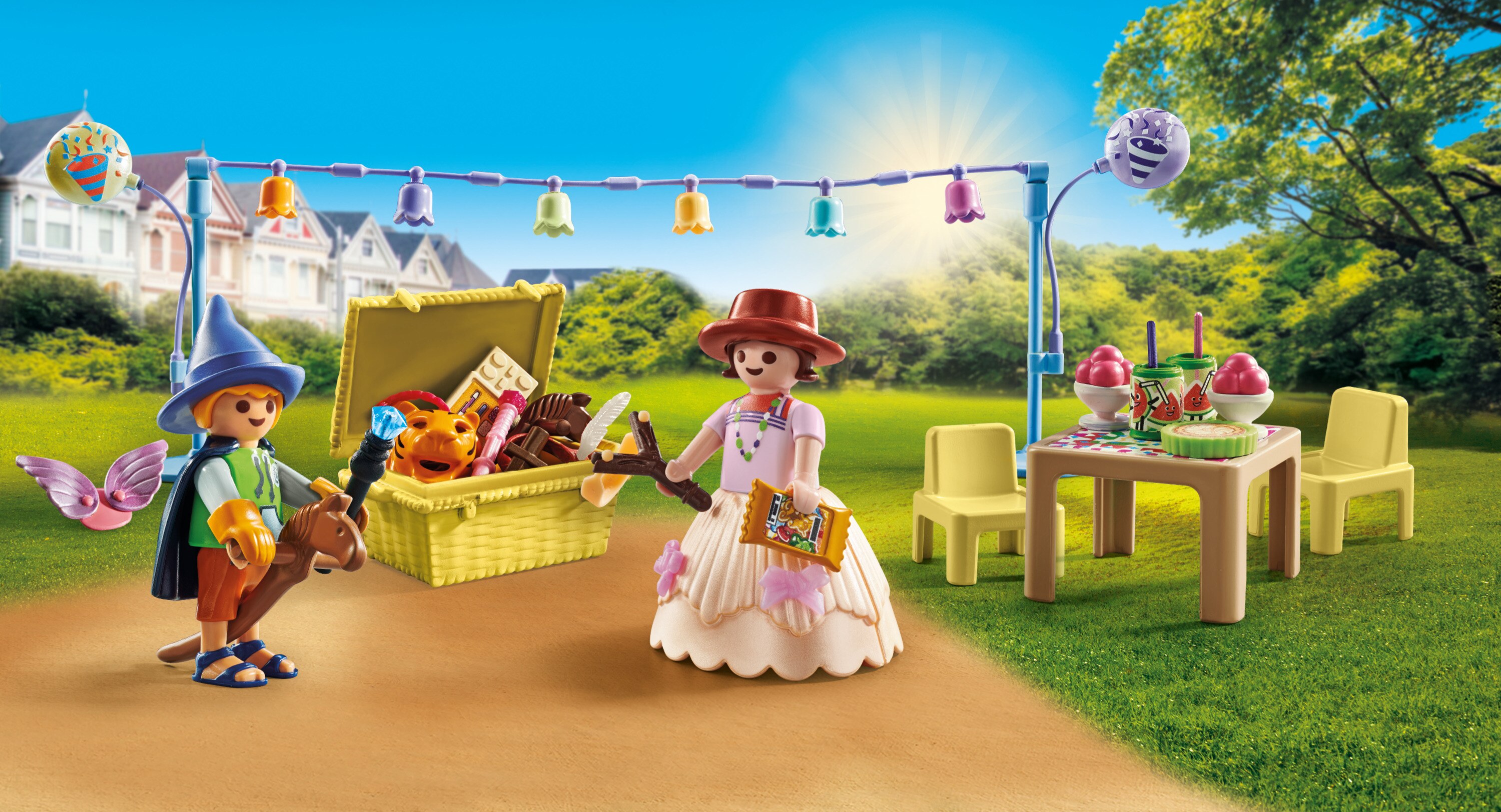 Fiesta de disfraces Playmobil My Life 4