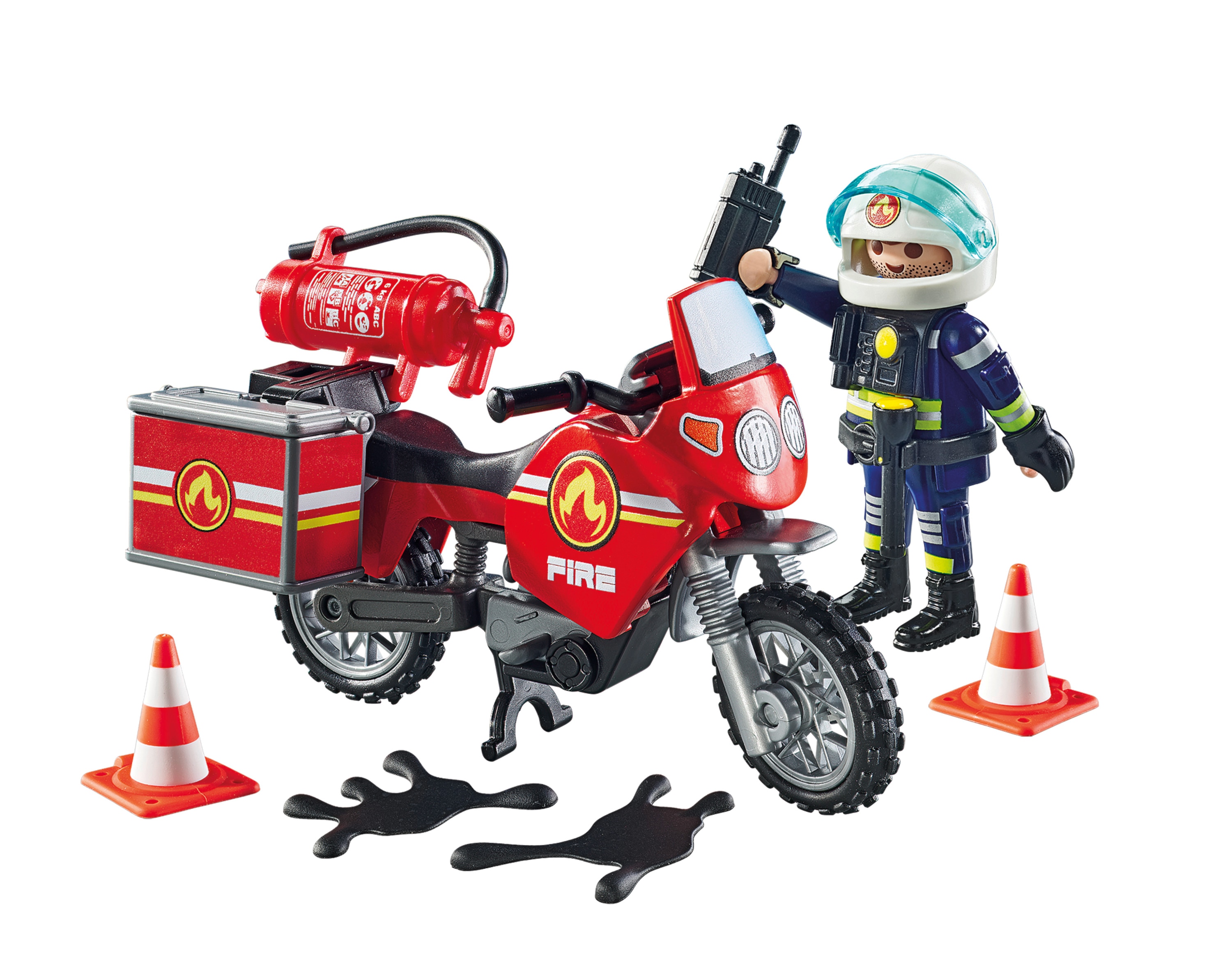 Moto de bomberos Playmobil Action Heroes 2