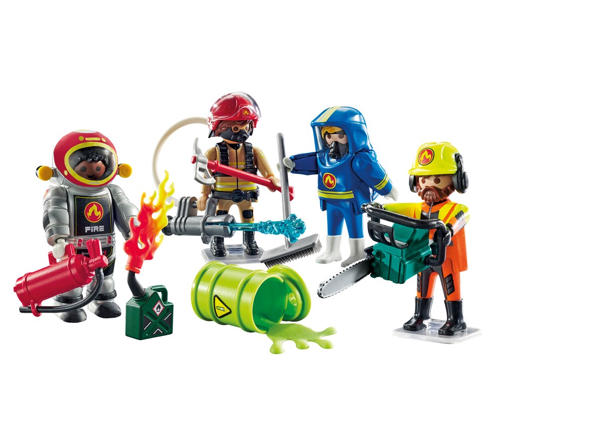 My Figures: bomberos Playmobil Action Heroes Create 2