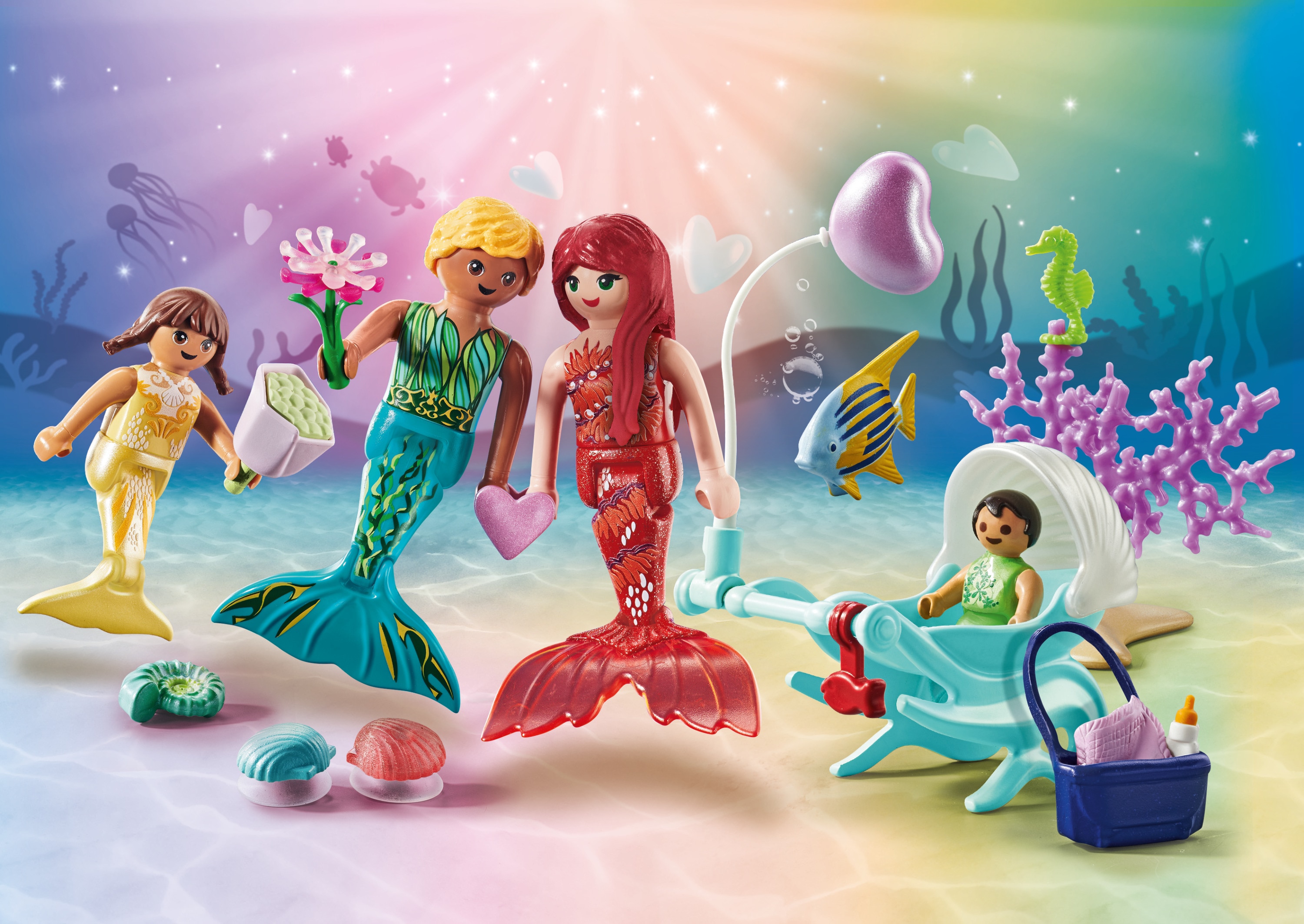 Familia de sirenas Playmobil Princess Magic 4