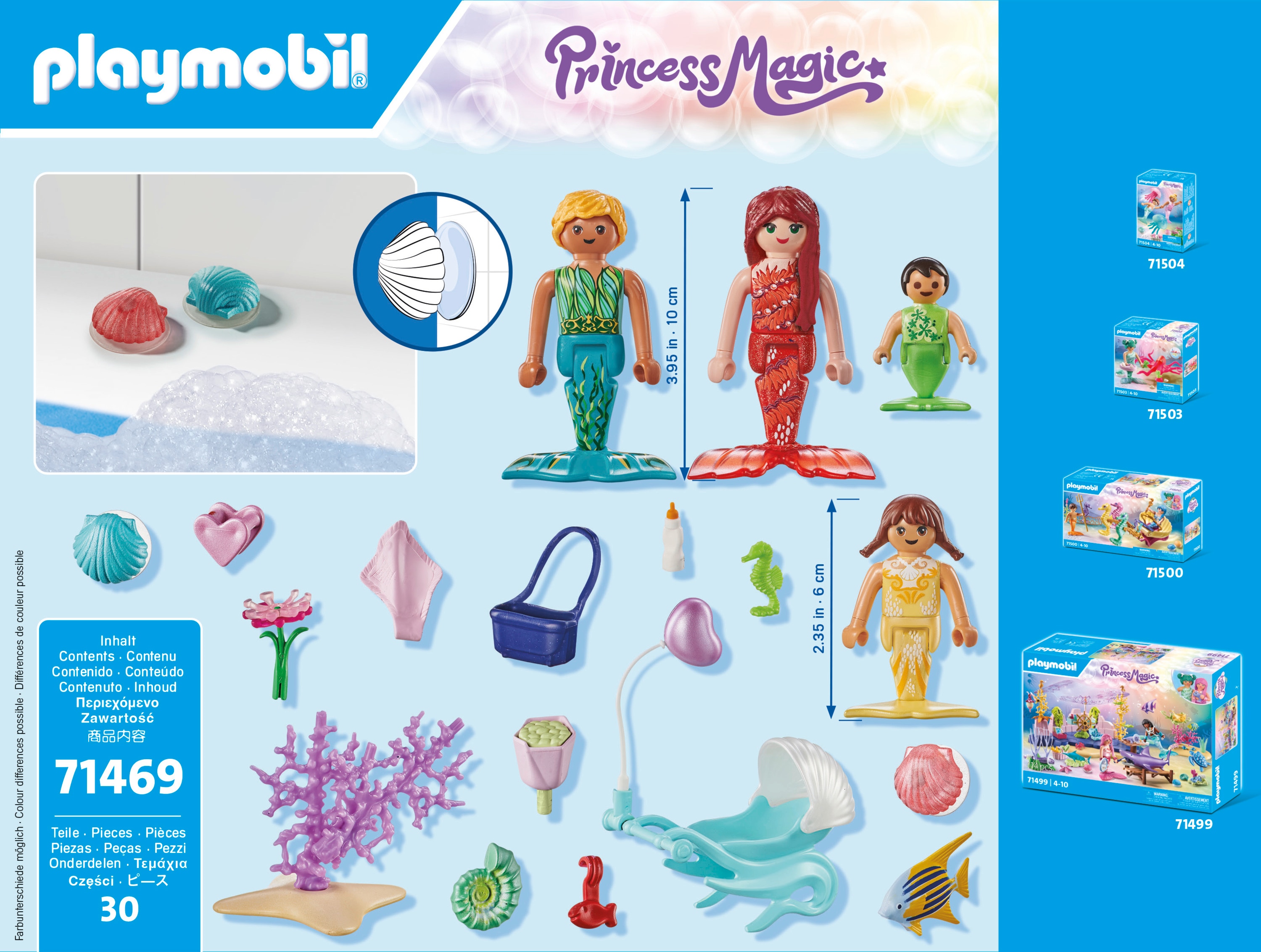 Familia de sirenas Playmobil Princess Magic 5