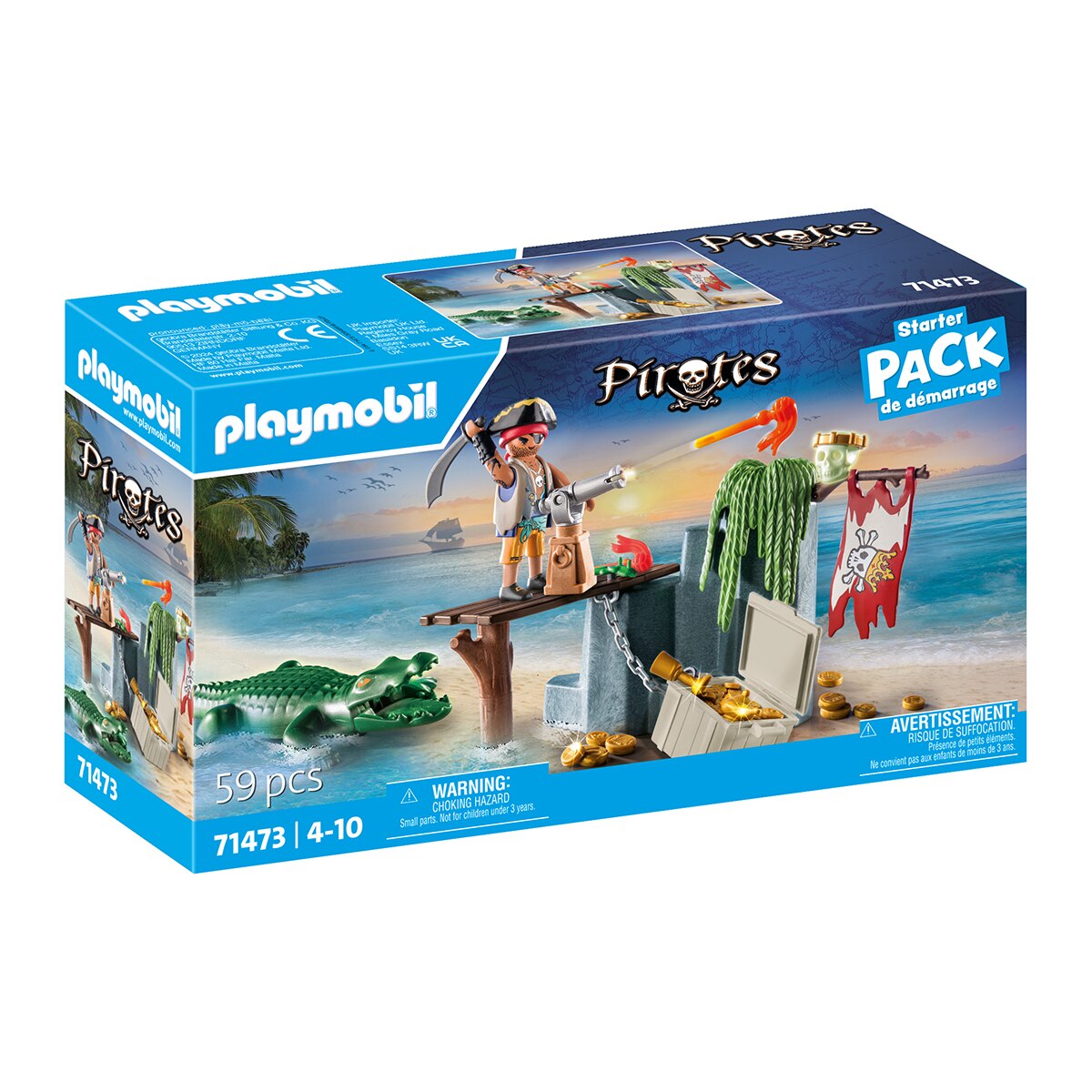 Pirata com jacaré Playmobil Pirates 1