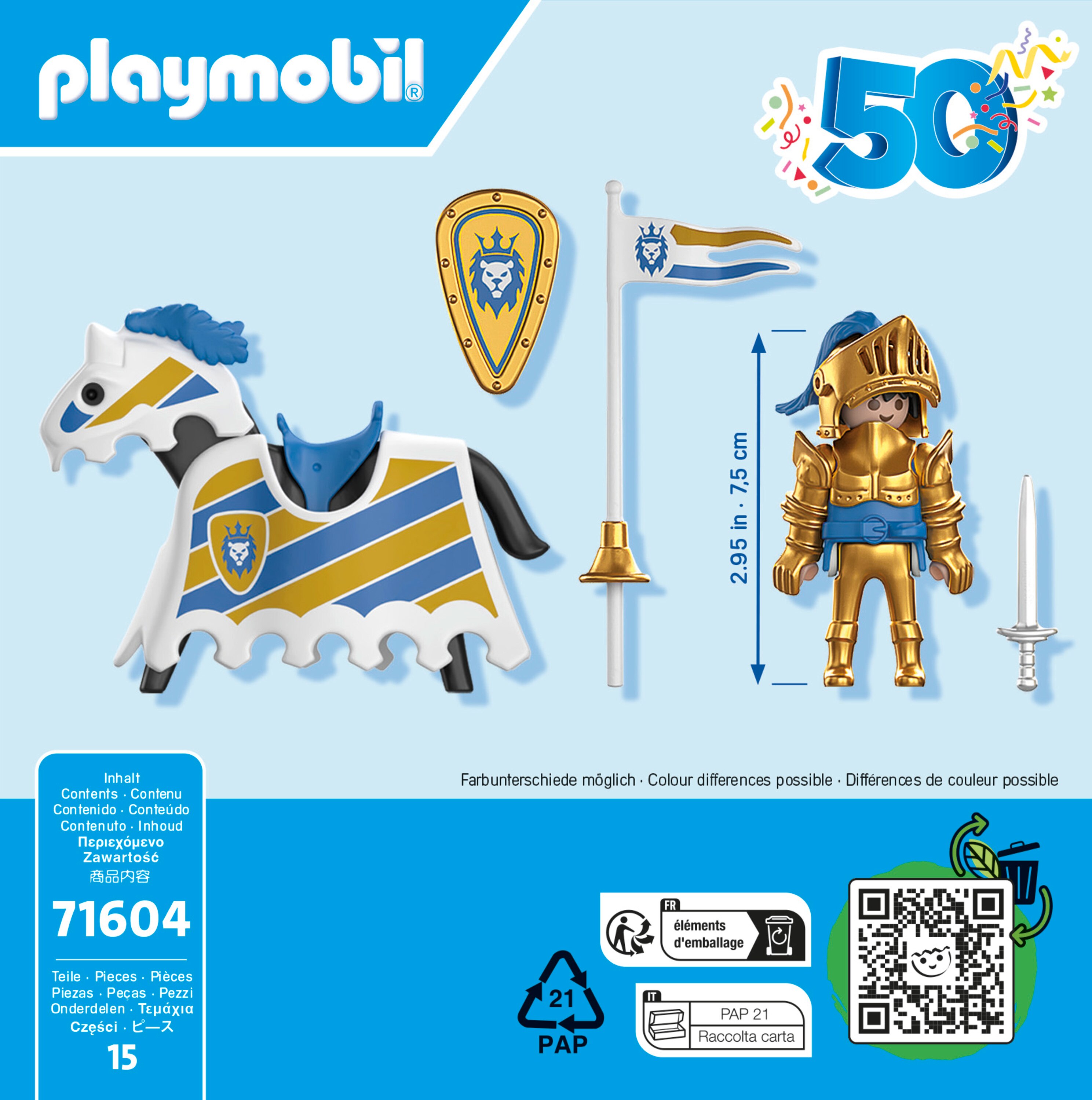 Caballero medieval Playmobil 50 aniversario 4