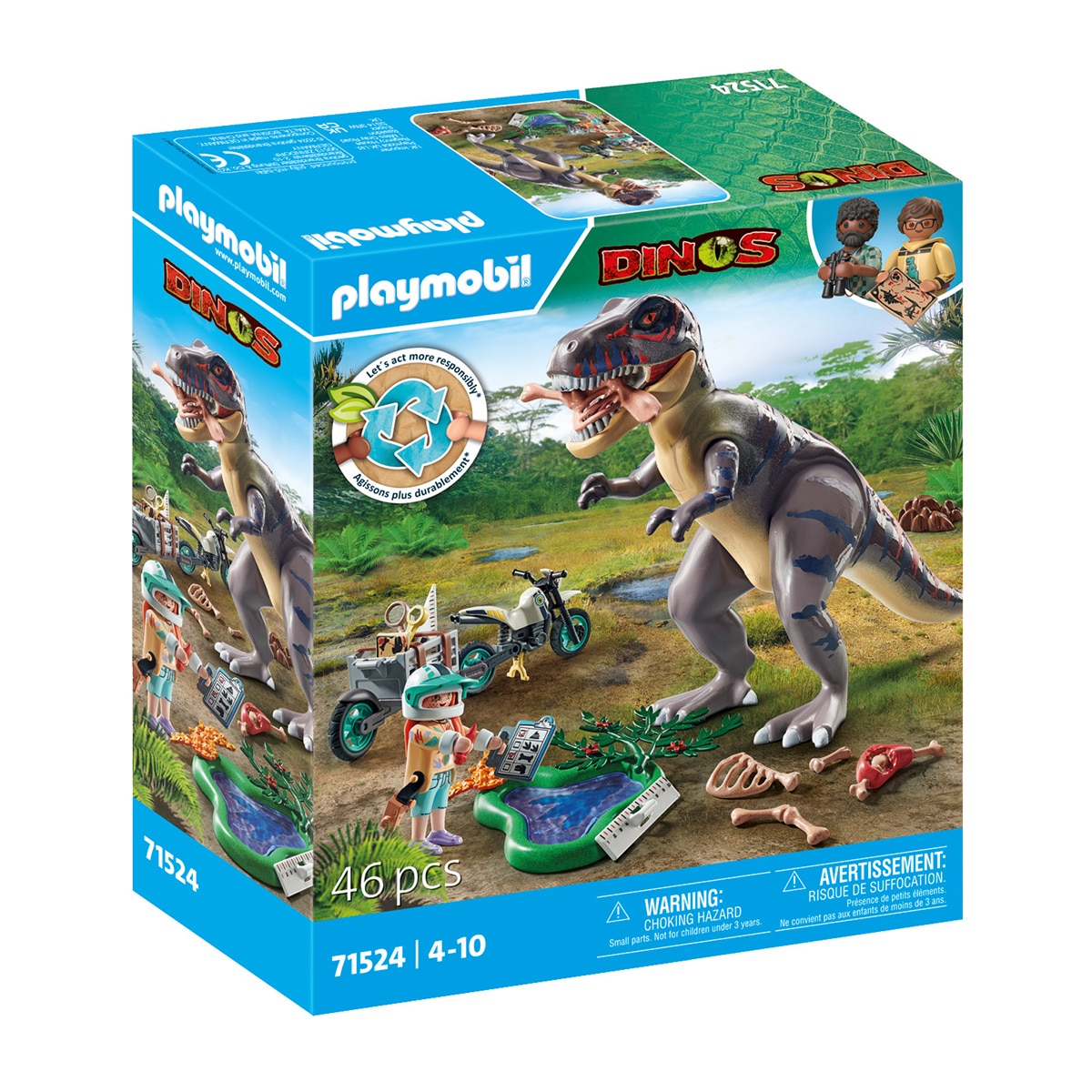 Playmobil – T-Rex y rastreador Playmobil Dinos.