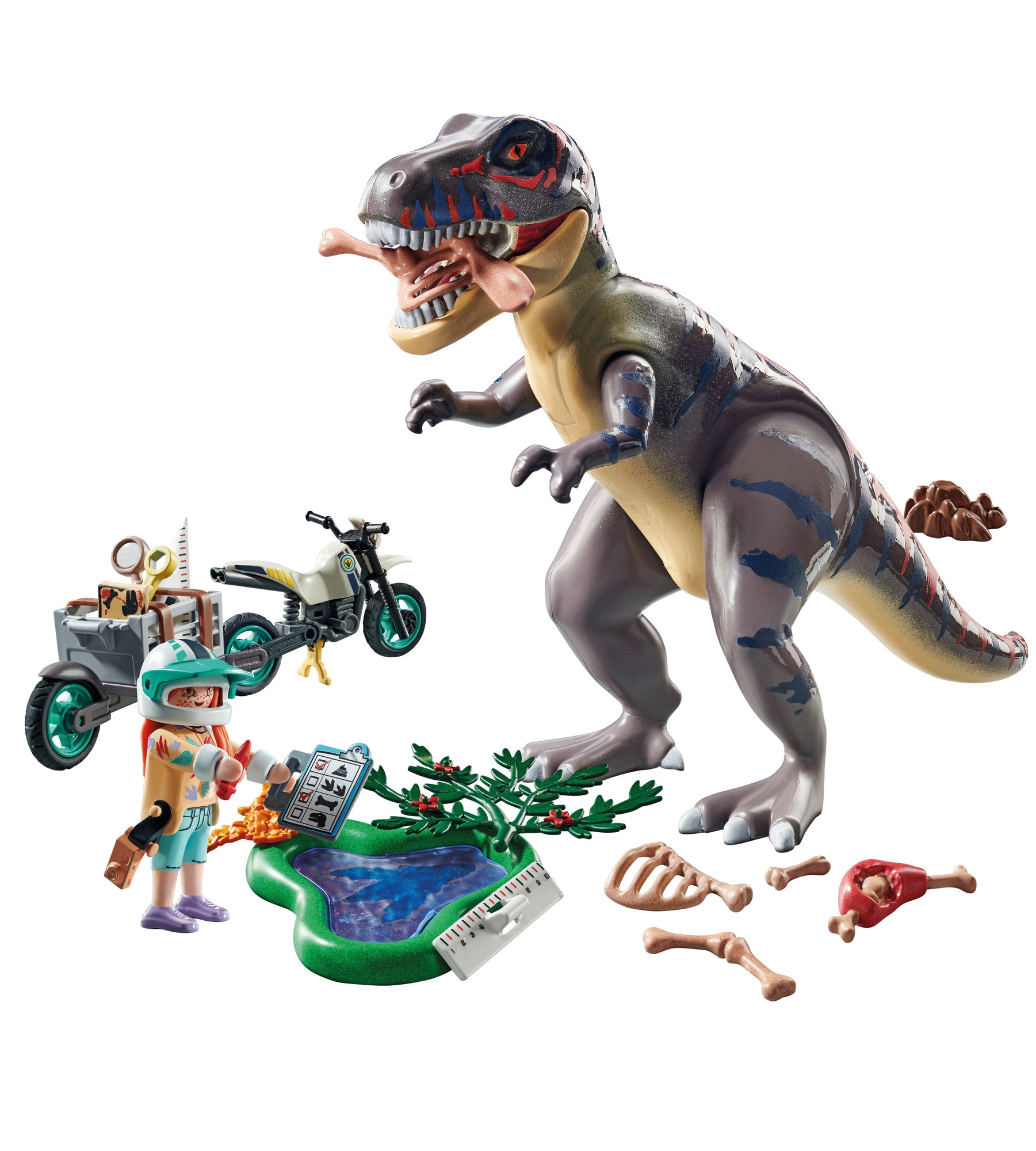 T-Rex y rastreador Playmobil Dinos 2