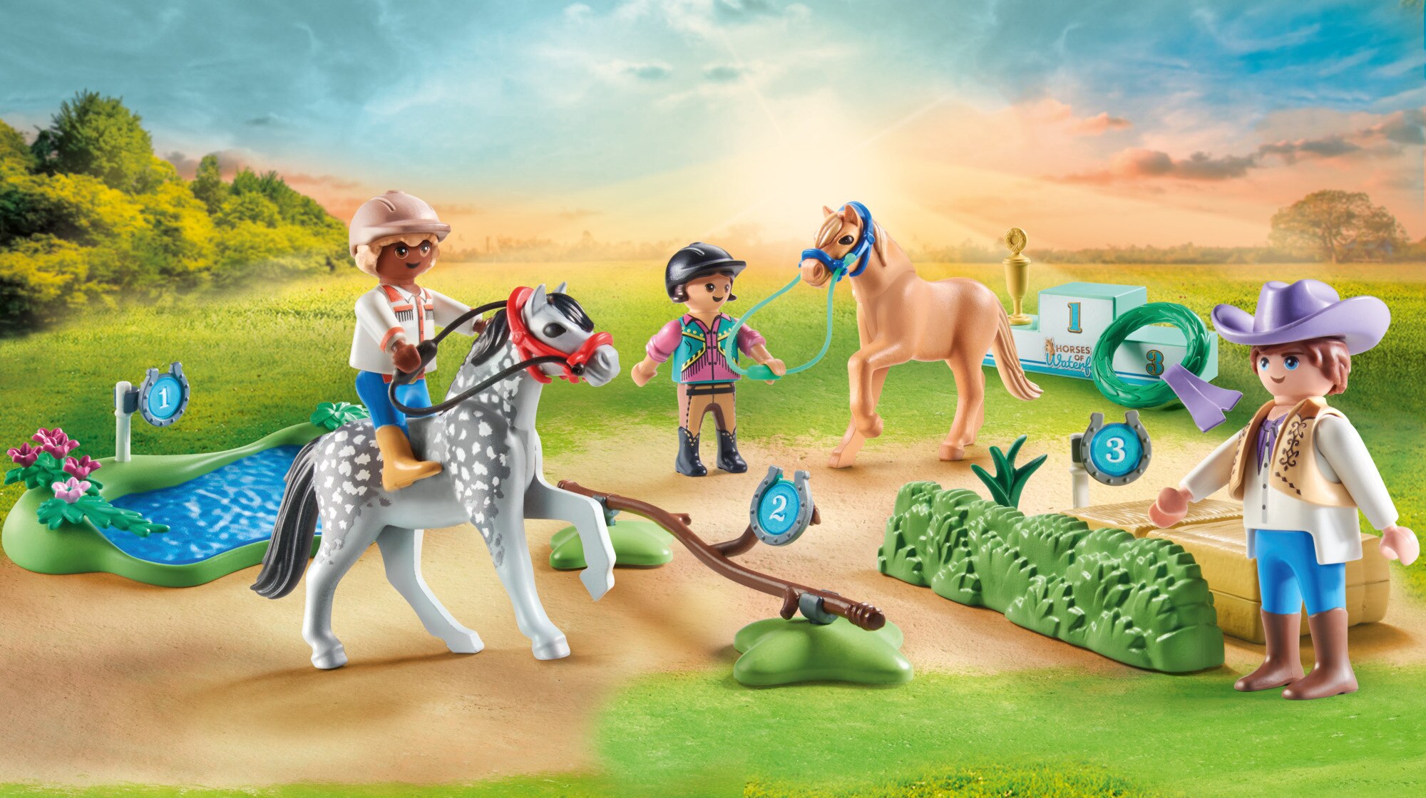 Torneo de ponis Playmobil Horses of Waterfall 4
