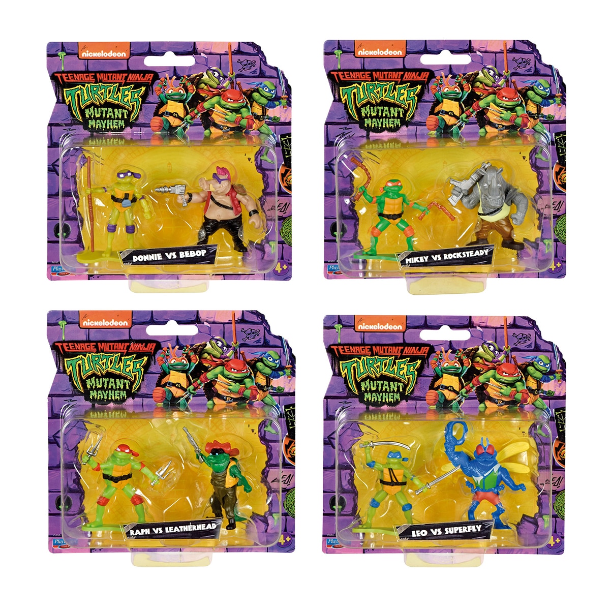 Imagen 0 de Pack Mini Figuras Tortugas Ninja Famosa modelos surtidos