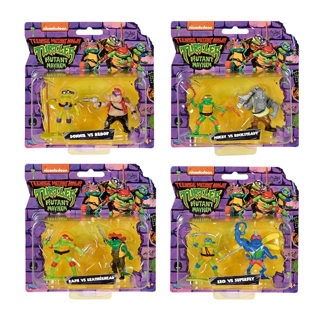 Pack Mini Figuras Tortugas Ninja Famosa modelos surtidos