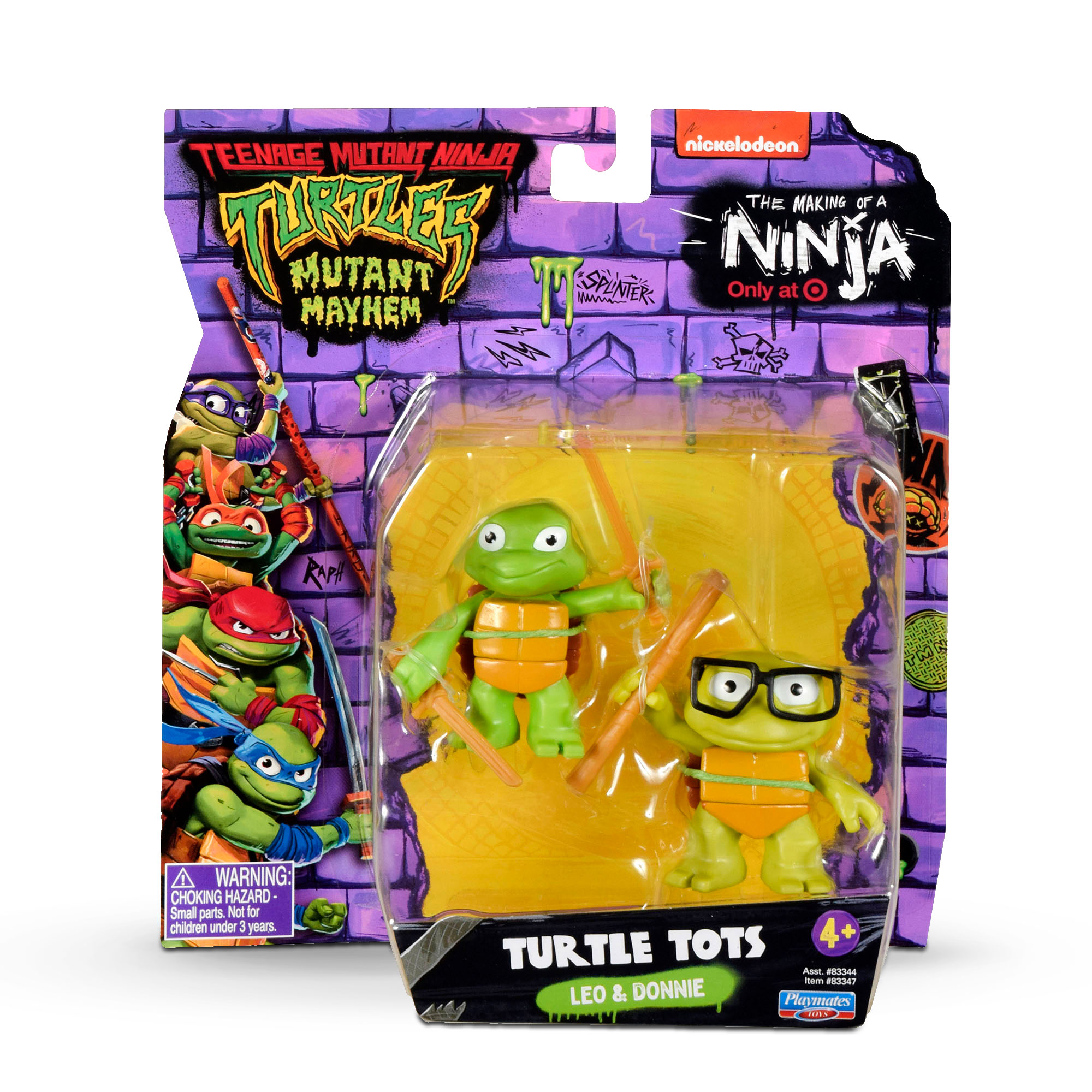 Pack Figuras Básicas Toddler Tortugas Ninja Famosa modelos surtidos 6