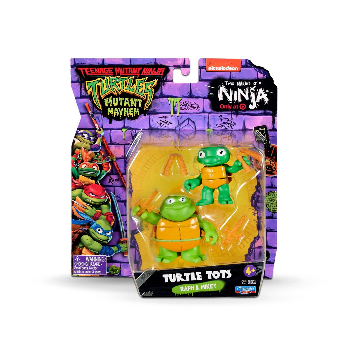 Pack Figuras Básicas Toddler Tortugas Ninja Famosa modelos surtidos 7