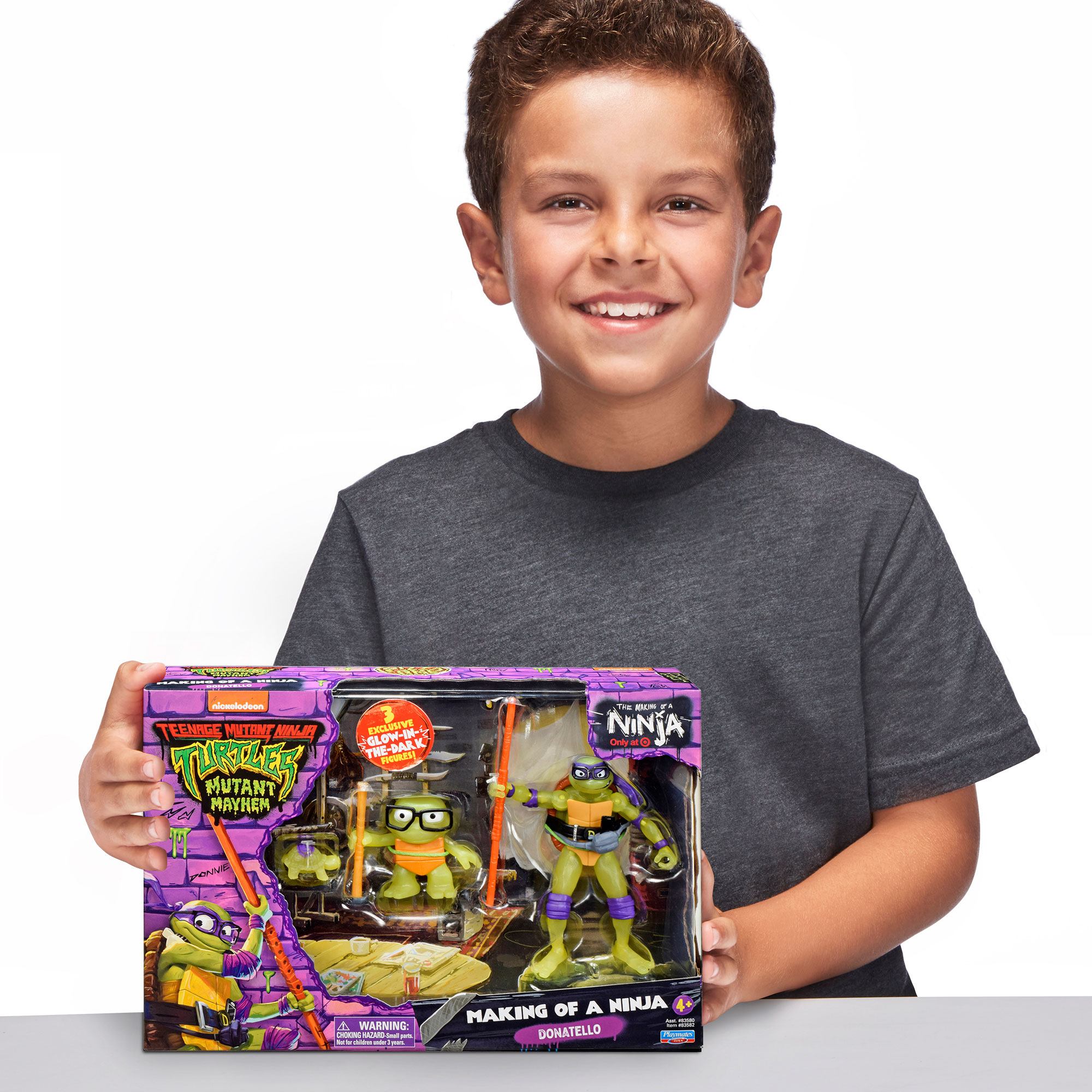Pack Figuras Evolution Toddler Tortugas Ninja Famosa modelos surtidos 2