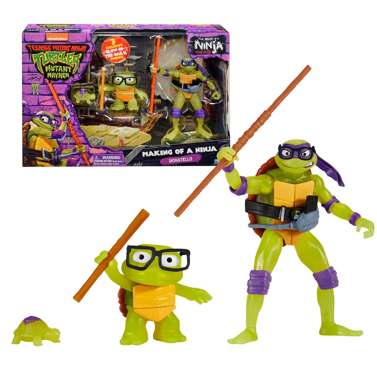 Pack Figuras Evolution Toddler Tortugas Ninja Famosa modelos surtidos 4