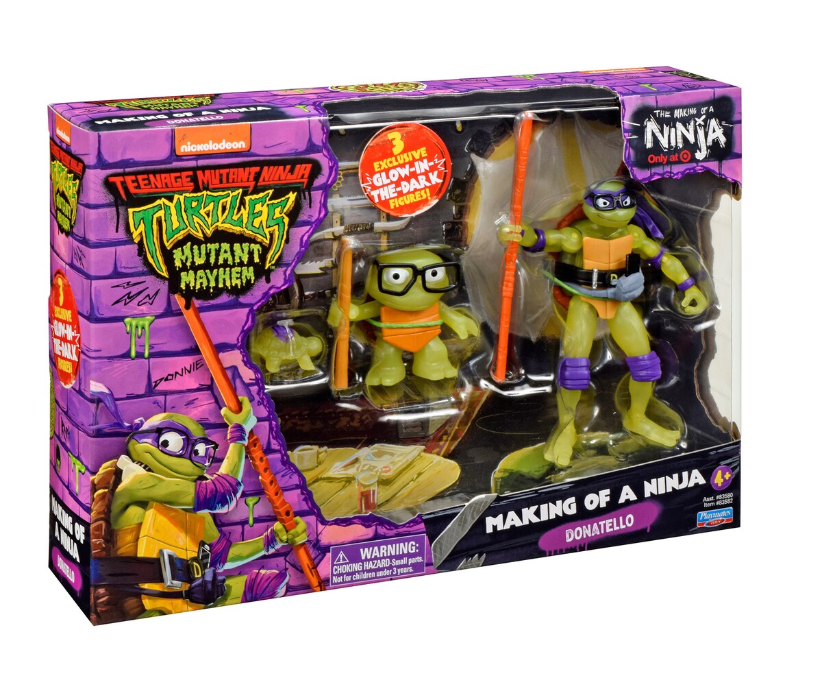 Pack Figuras Evolution Toddler Tortugas Ninja Famosa modelos surtidos 7