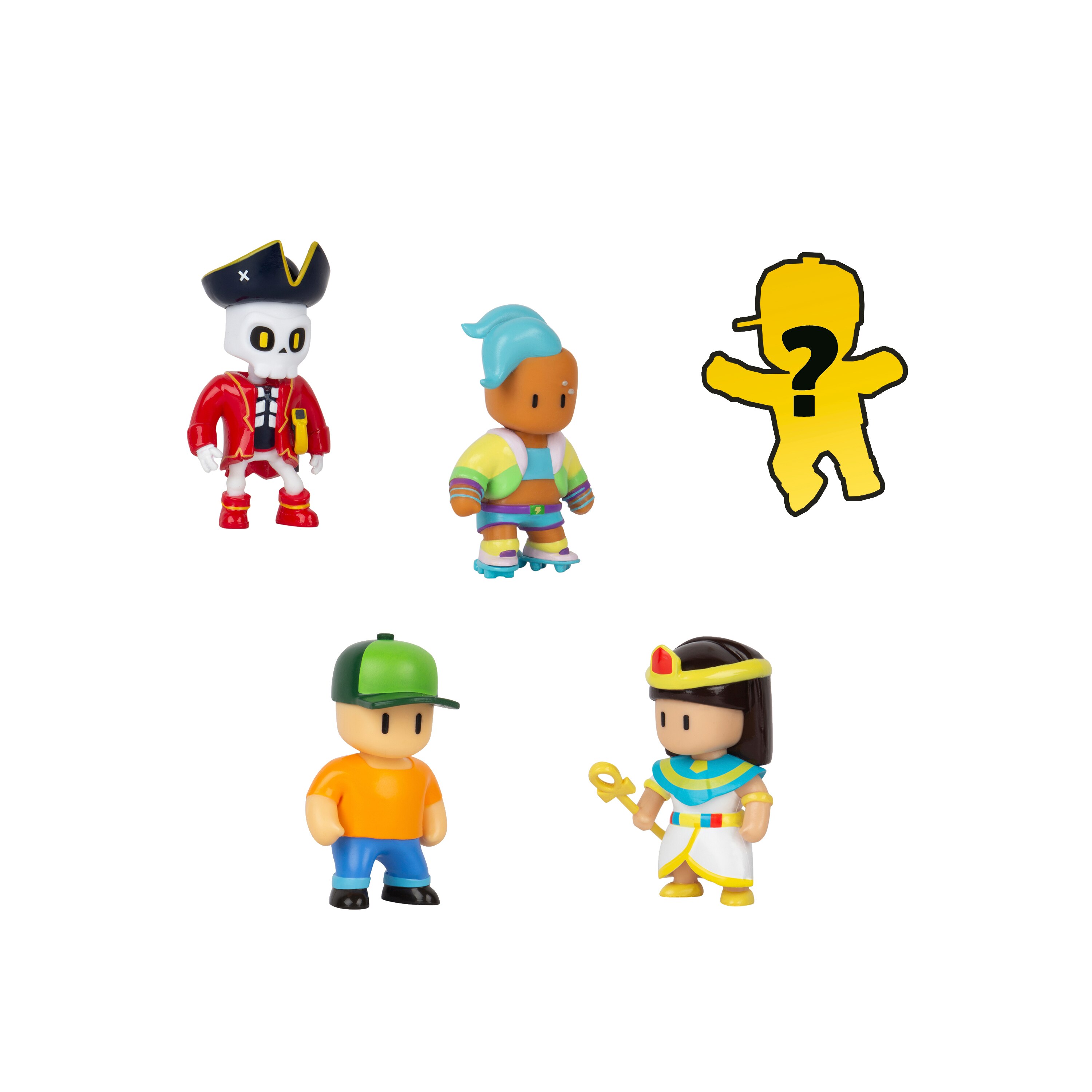 Pack 5 figuras 6 cm Stumble Guys Bizak modelos variados 3