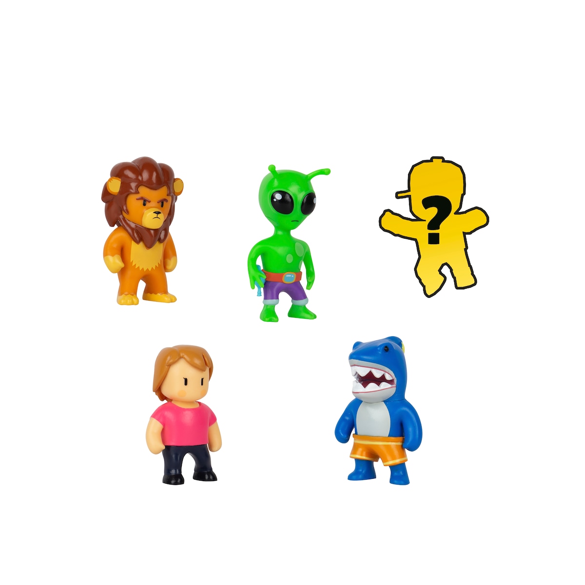 Pack 5 Figuras 6 cm Stumble Guys Bizak modelos surtidos 9