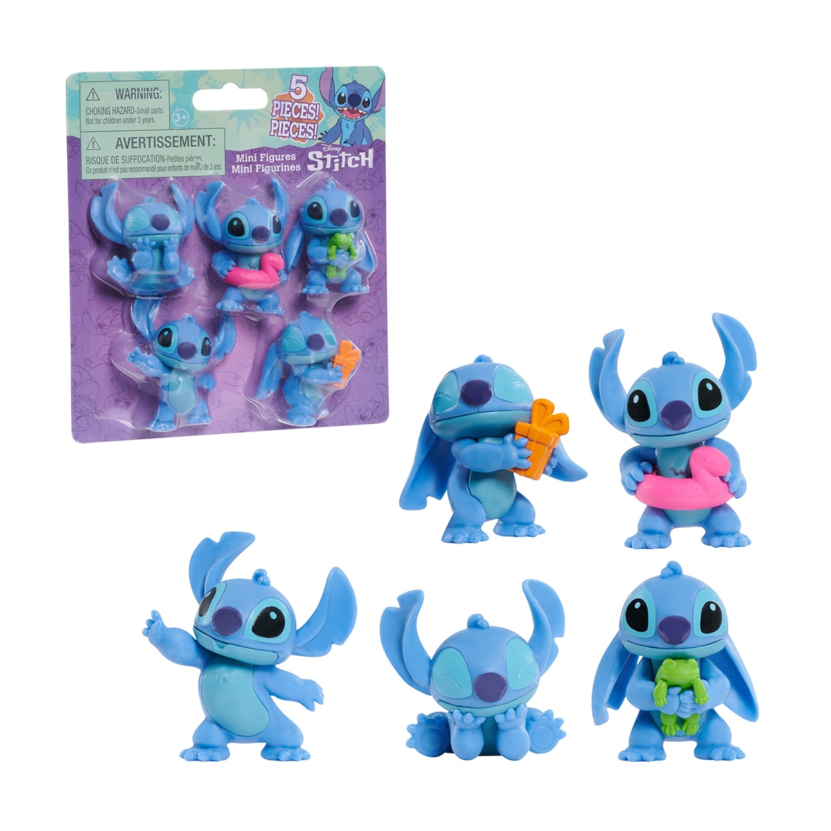 Imagen 0 de Mini Blister con 5 Figuras Stitch Disney Just Play Products