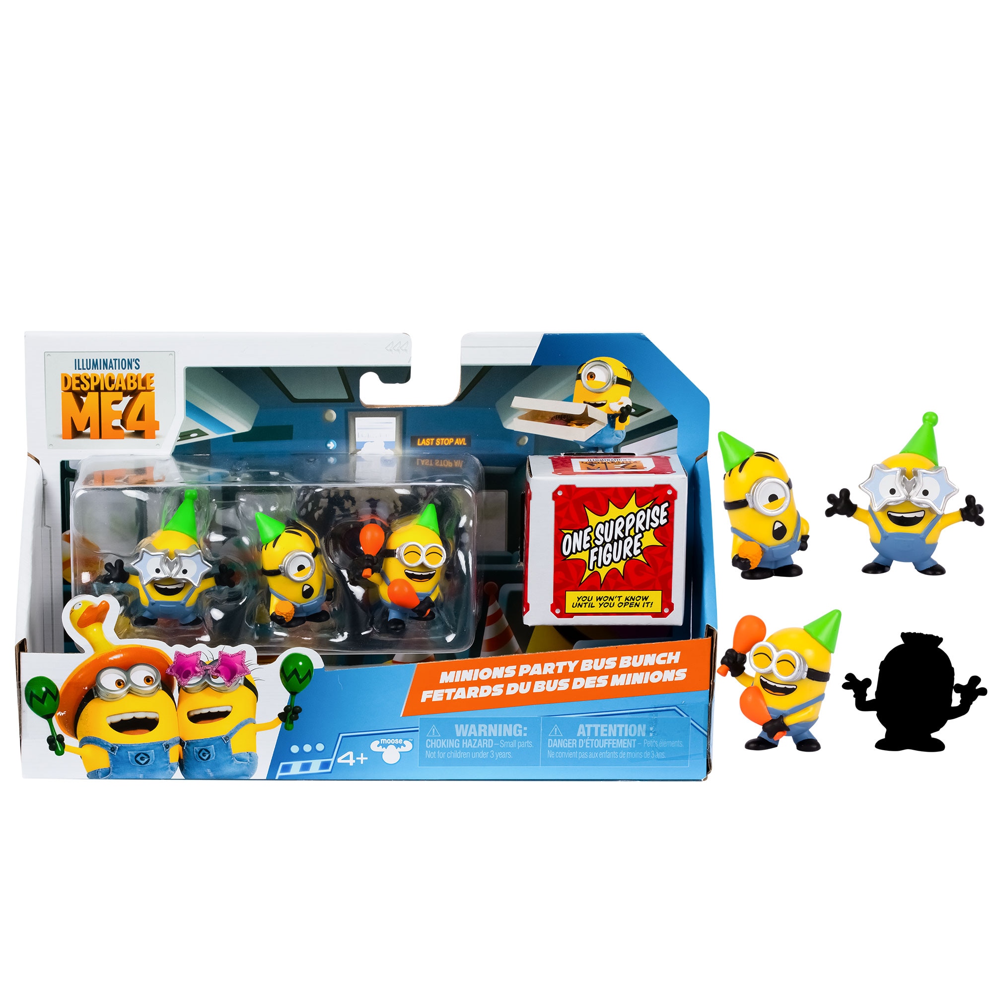 Pack 4 Figuras 5 cm Minions Mi Villano Favorito 4 Famosa modelos surtidos 5