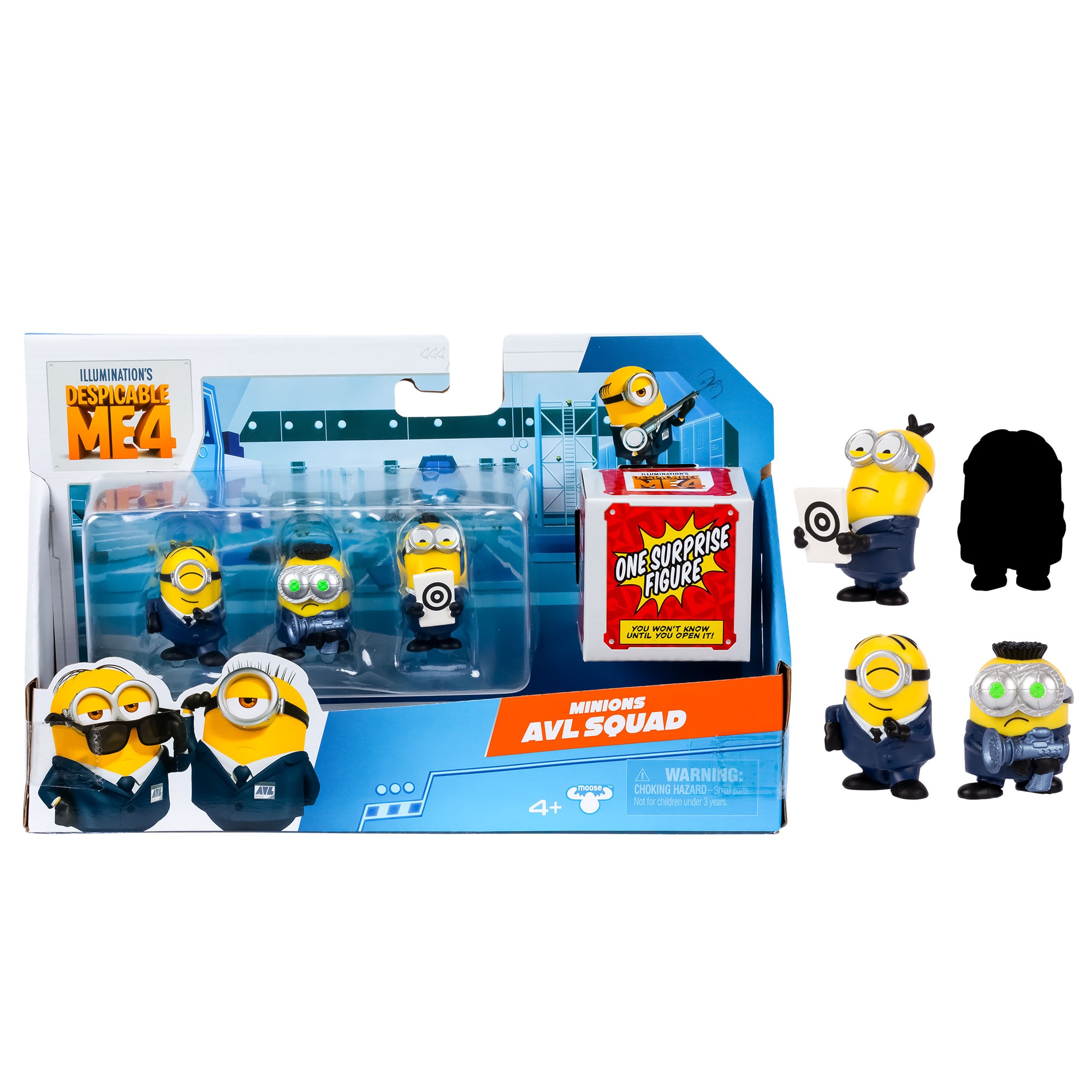 Pack 4 Figuras 5 cm Minions Mi Villano Favorito 4 Famosa modelos surtidos 6