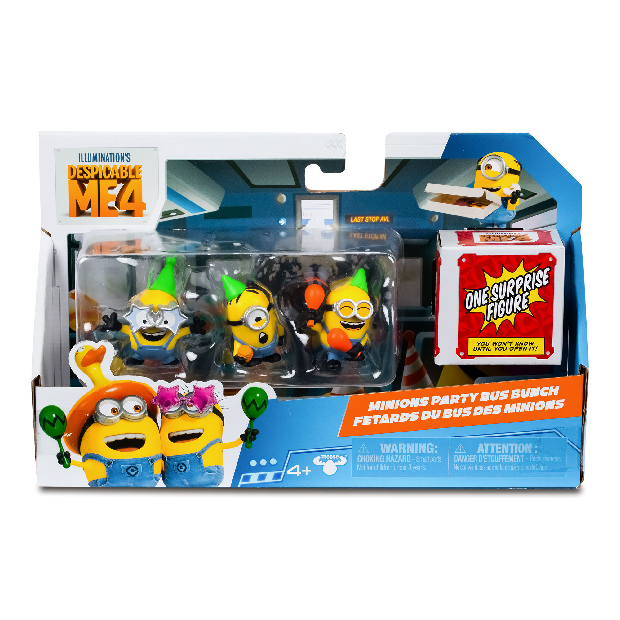 Pack 4 Figuras 5 cm Minions Mi Villano Favorito 4 Famosa modelos surtidos 8