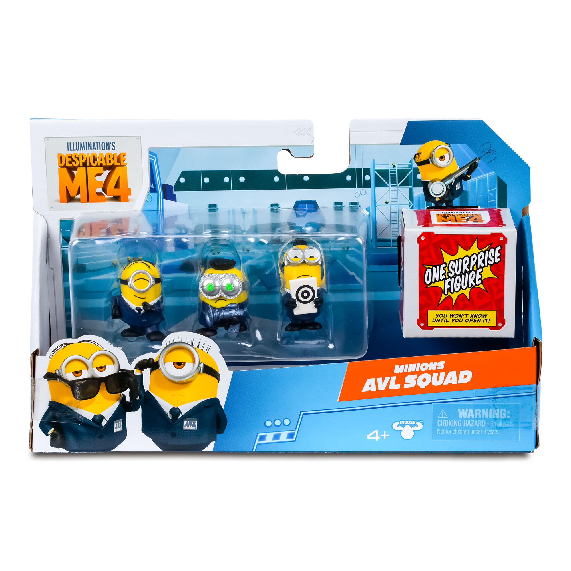 Pack 4 Figuras 5 cm Minions Mi Villano Favorito 4 Famosa modelos surtidos 9