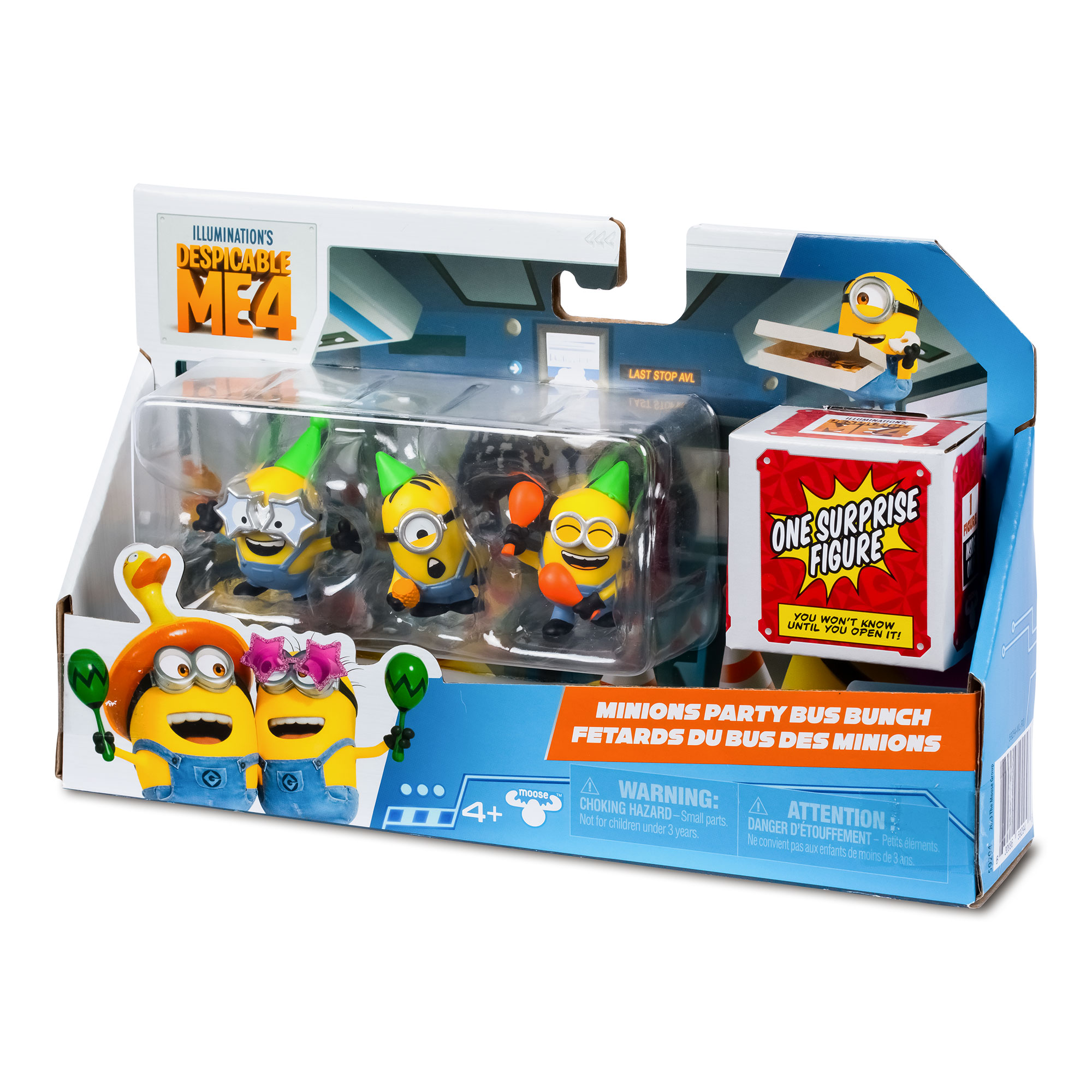 Pack 4 Figuras 5 cm Minions Mi Villano Favorito 4 Famosa modelos surtidos 12