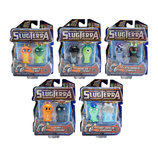 Pack 2 figuras Slugterra Bizak modelos surtidos