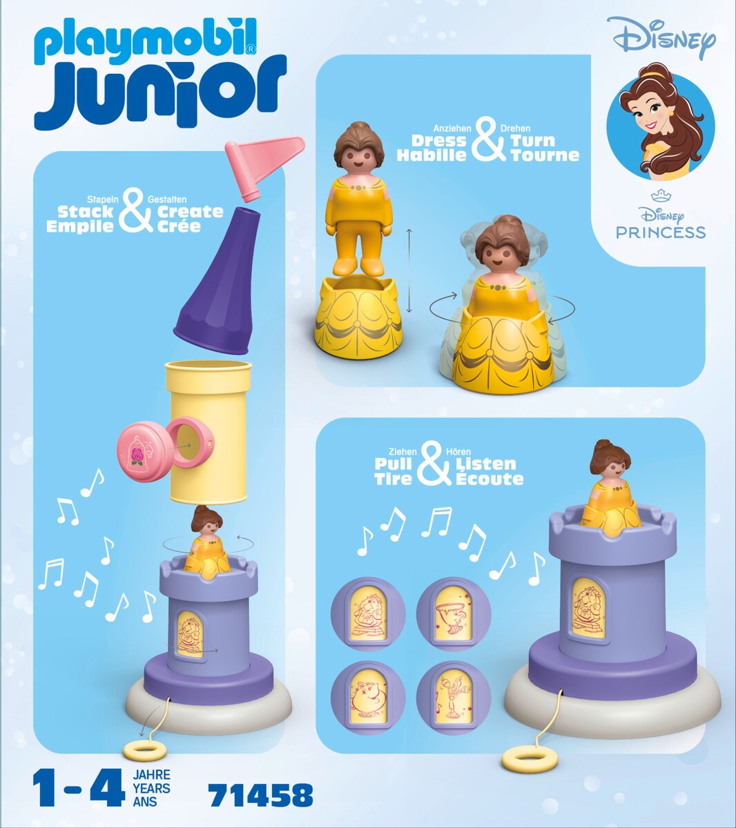 JUNIOR & Disney: caja de música de Bella Playmobil 5