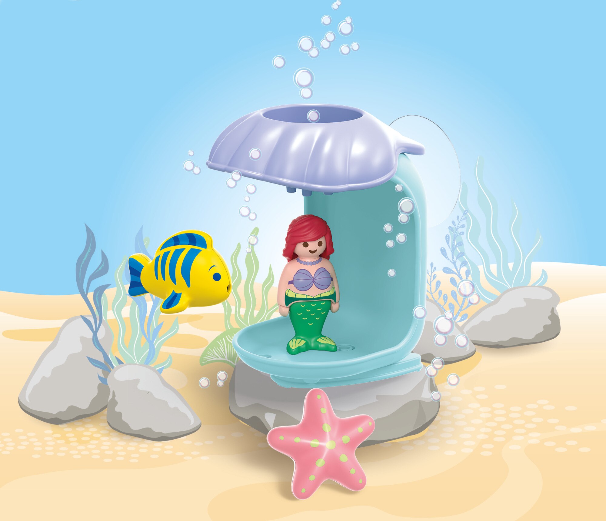 JUNIOR & Disney: lluvia de conchas de Ariel Playmobil 4